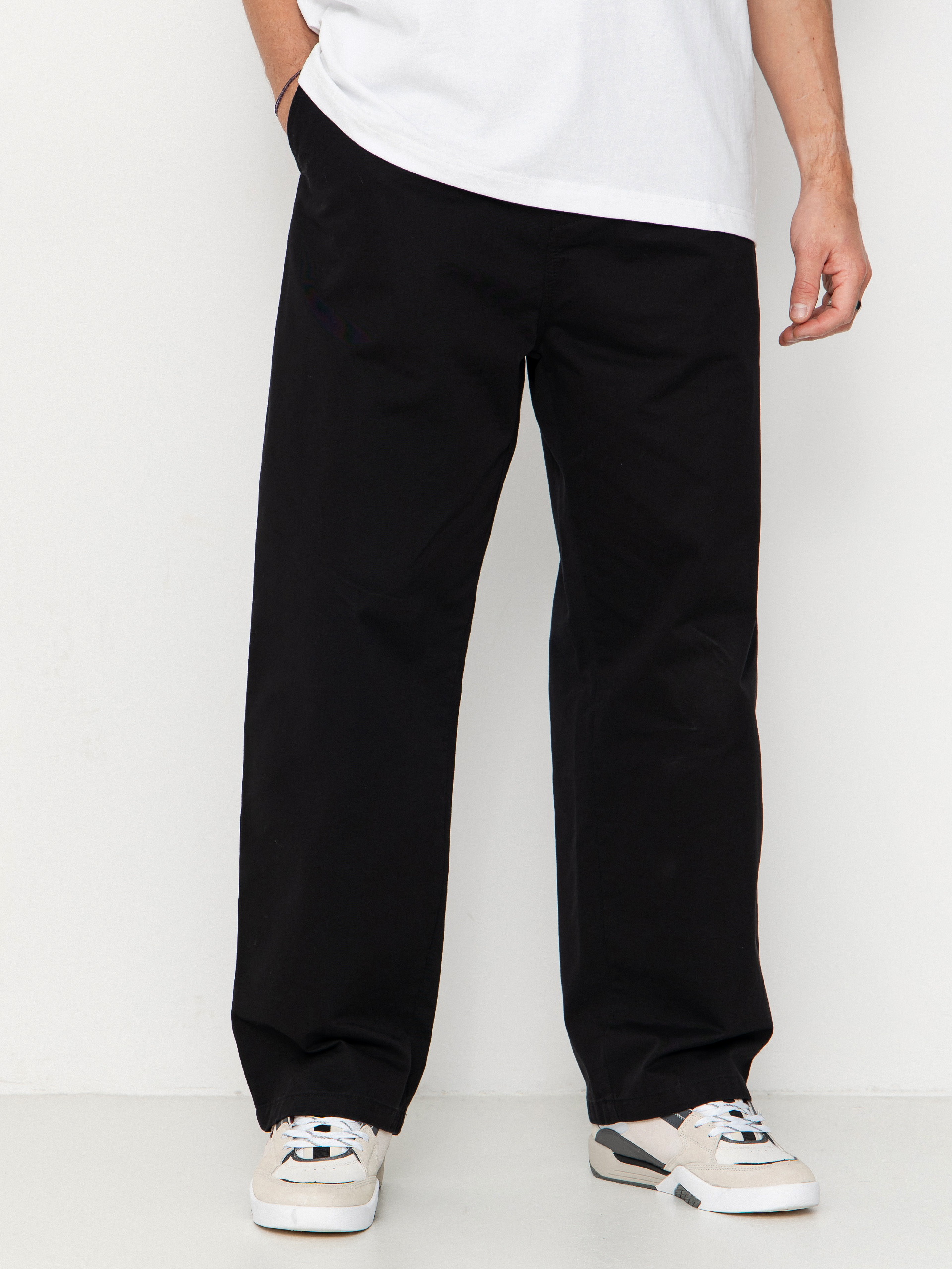 Kisnadrág Carhartt WIP Brady (black/stone washed)