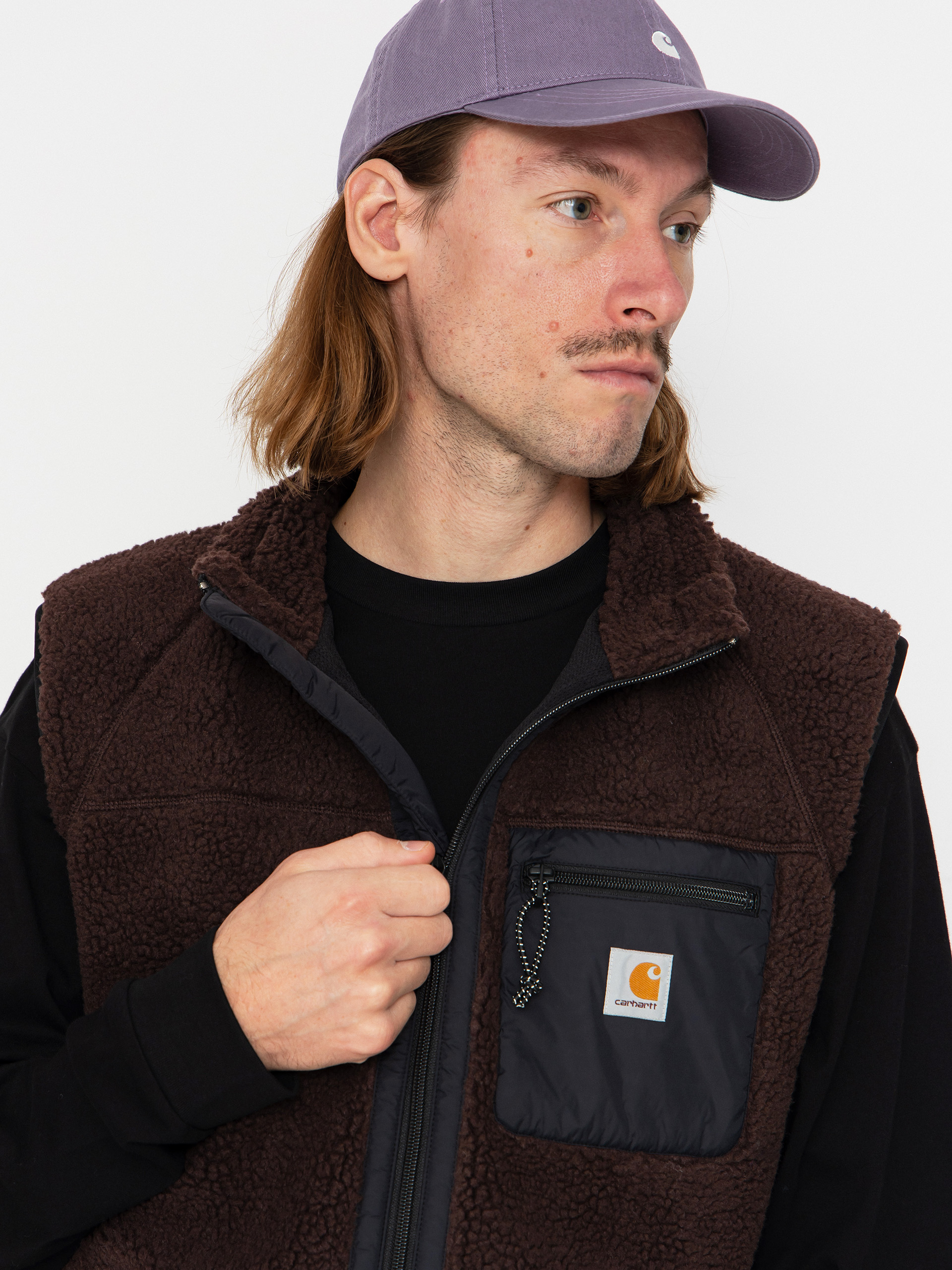Mellény Carhartt WIP Prentis (palisander/black)