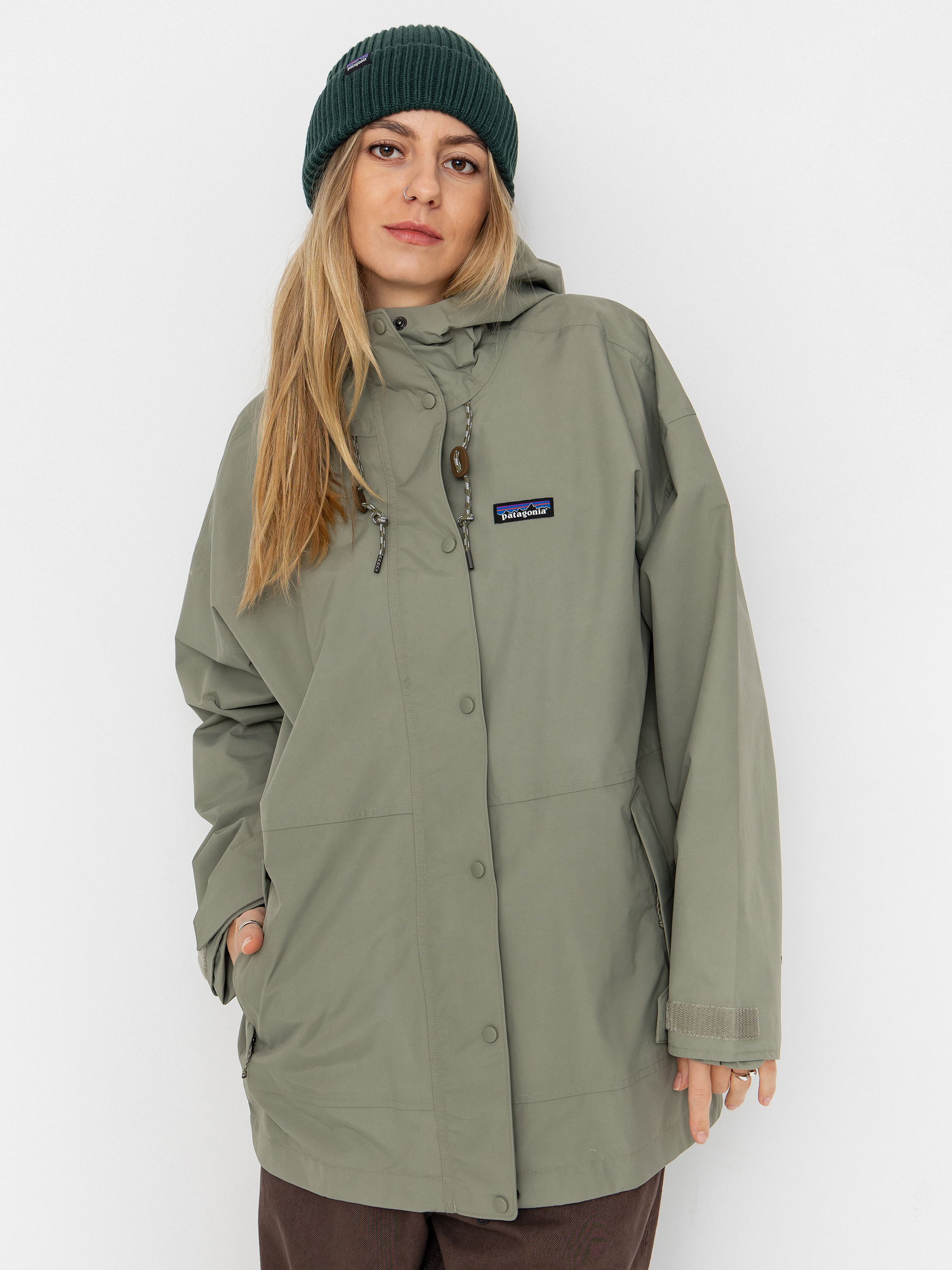 Patagonia Outdoor Everyday Rain Wmn Dzseki (river rock green)