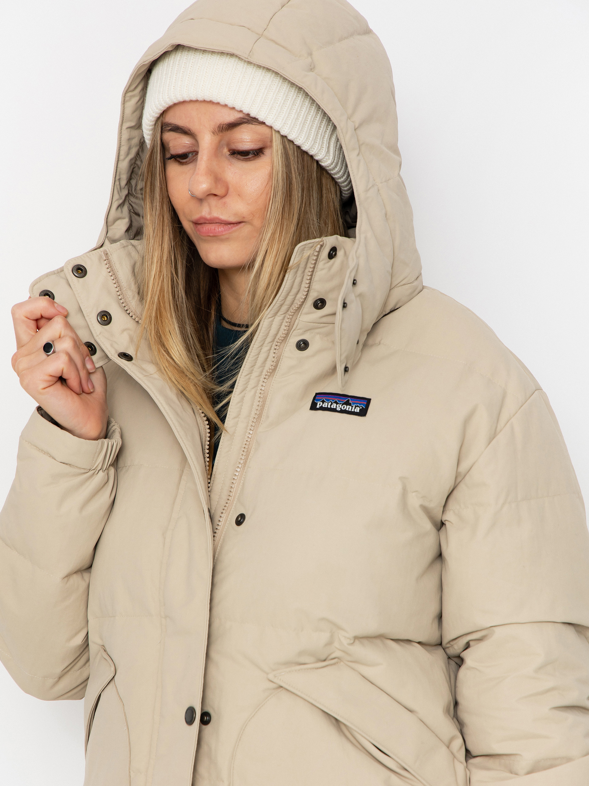 Dzseki Patagonia Downdrift Wmn (oar tan w/seabird grey)