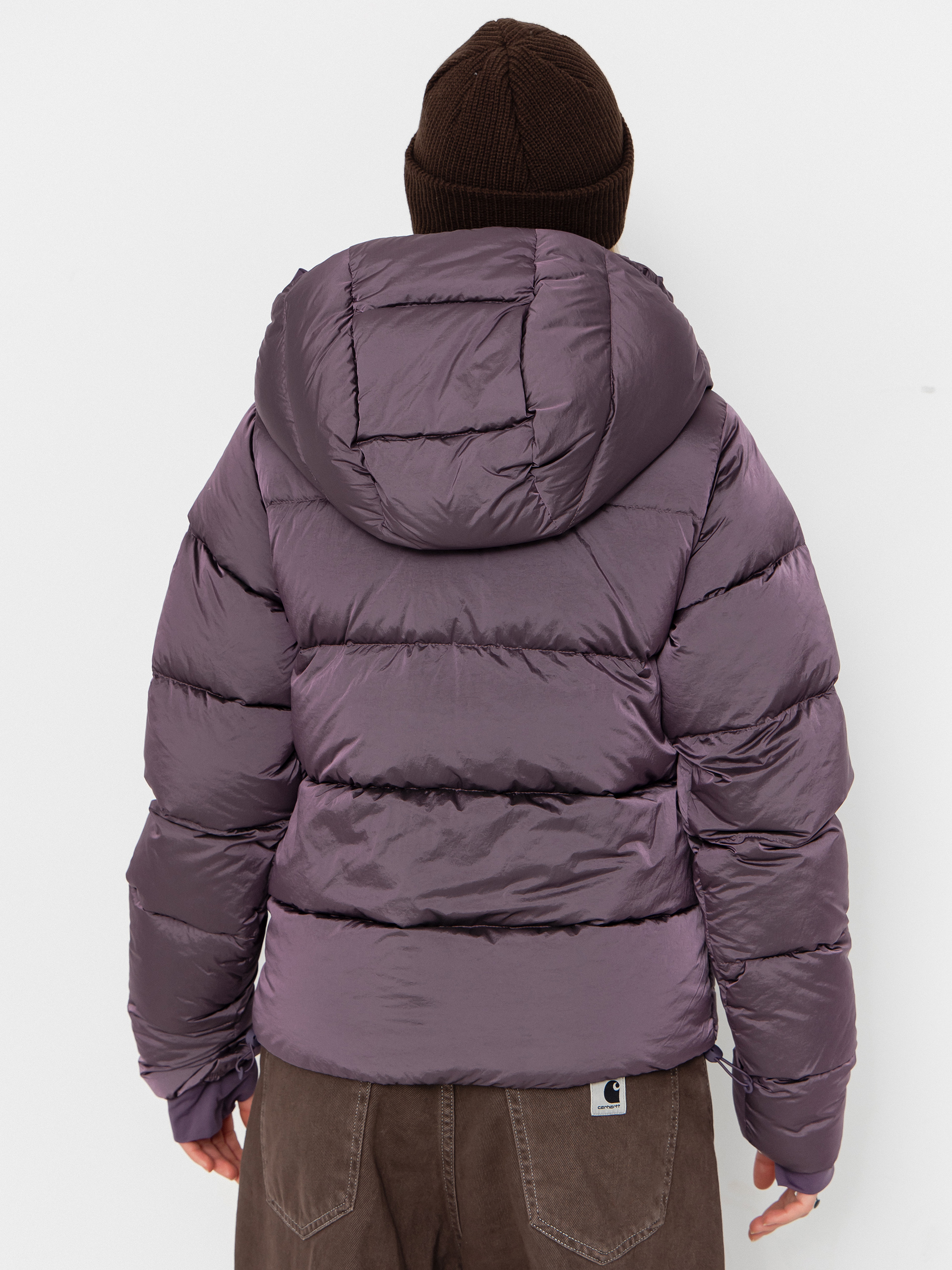 Columbia Amaze Puff Hooded Wmn Dzseki (fig high shine)