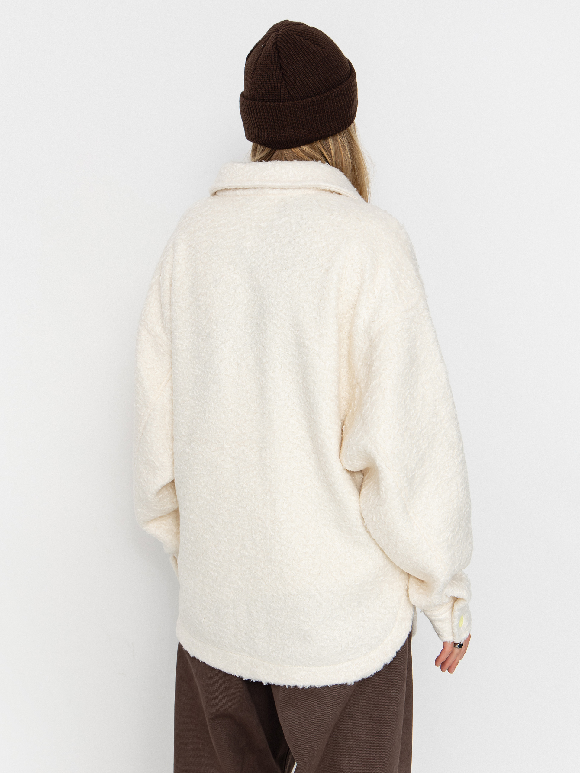 Női Roxy Chloe Kim Shacket Polár pulóver (whisper white)