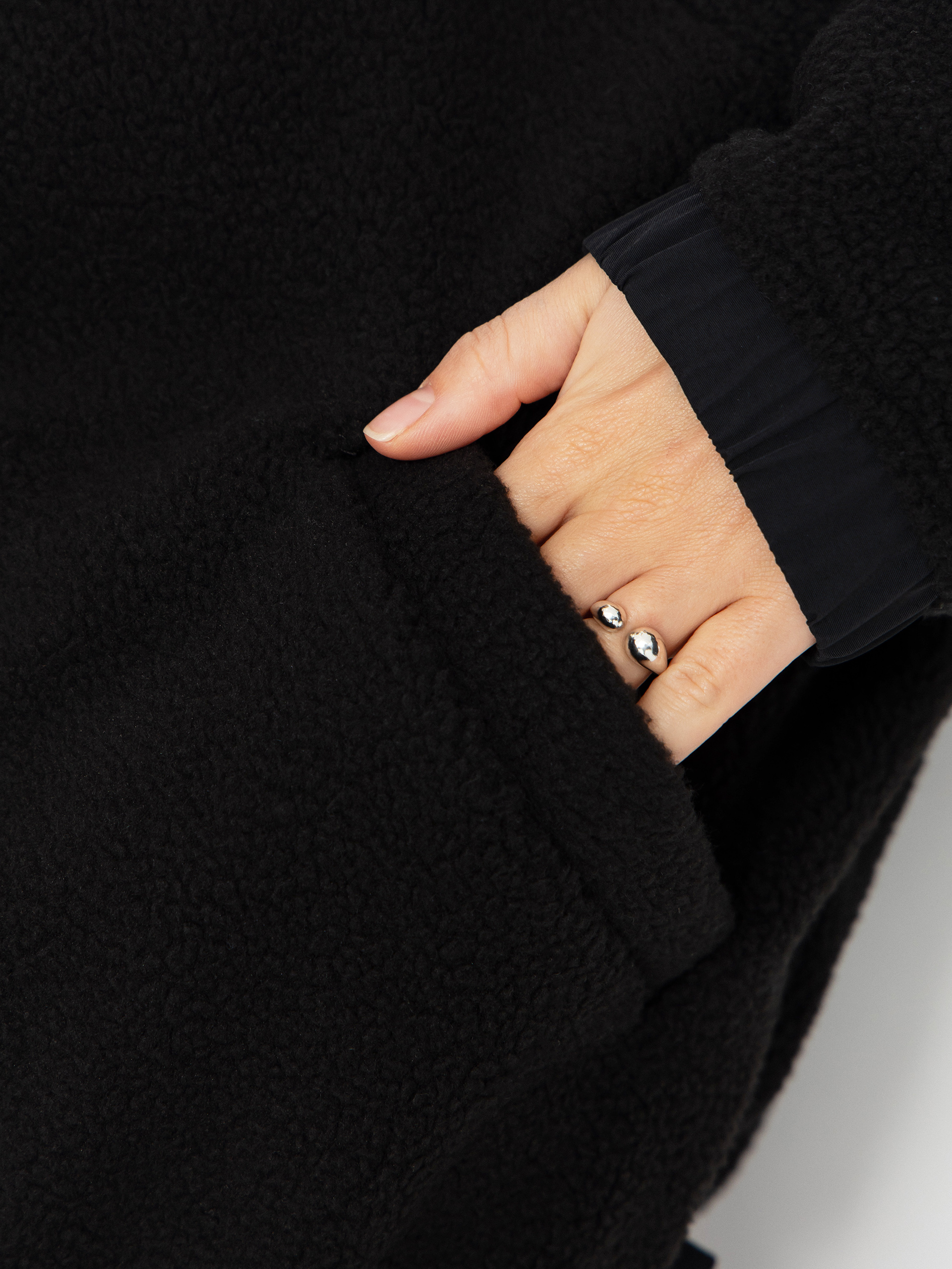 Női Carhartt WIP Helix Polár pulóver (black/porphyry)