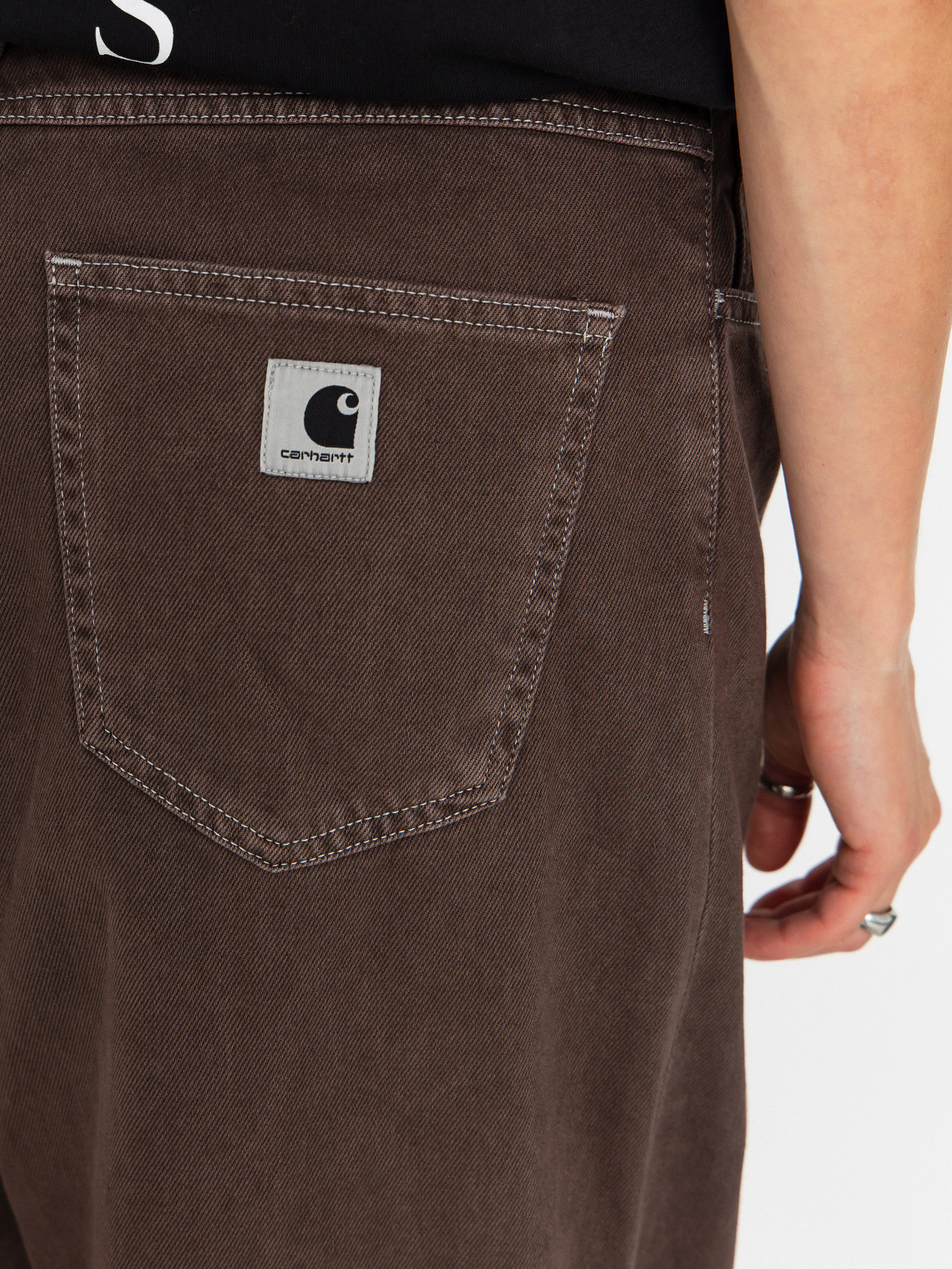 Kisnadrág Carhartt WIP Brandon Wmn (palisander/stone dyed)