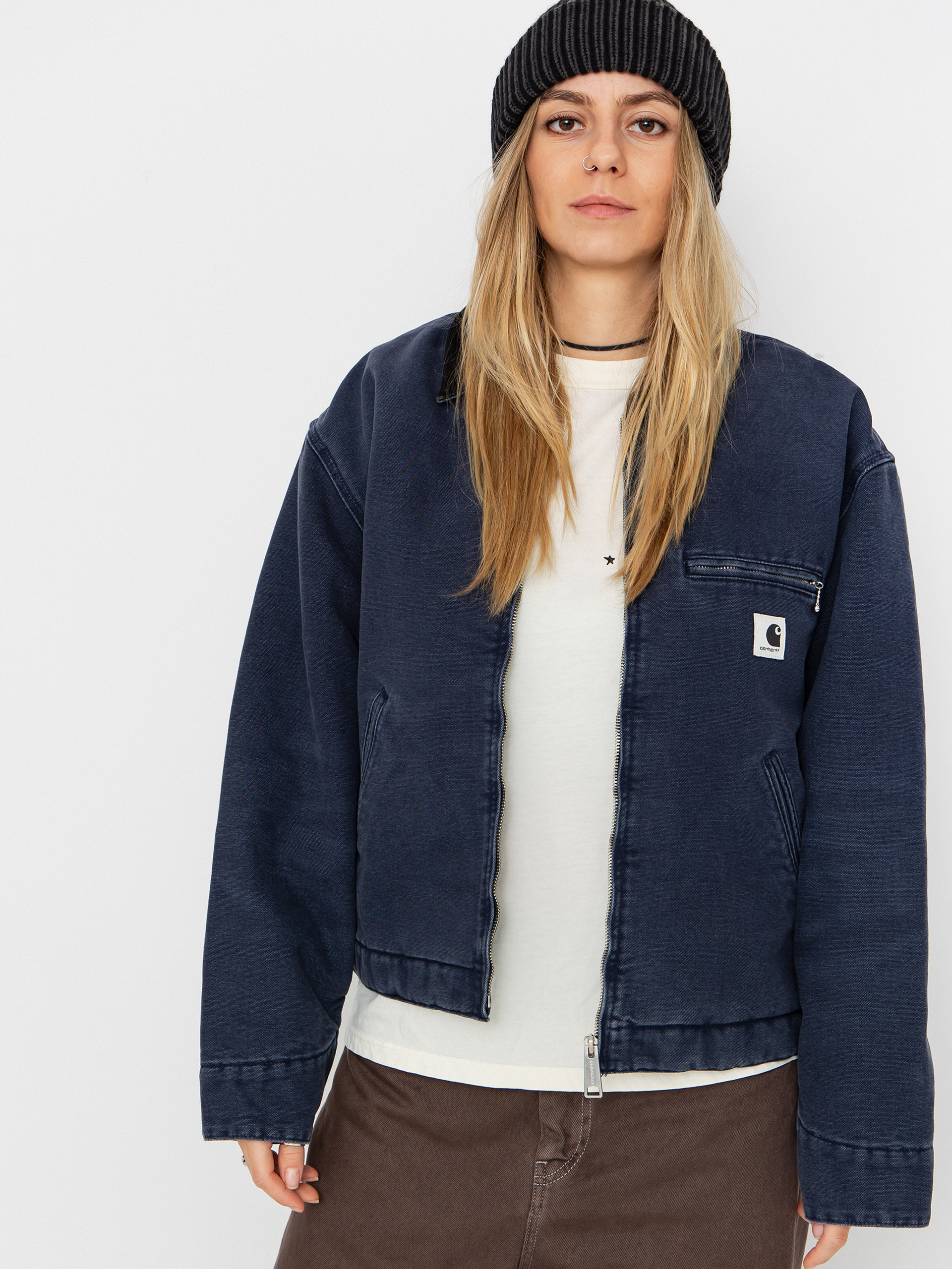 Dzseki Carhartt WIP OG Detroit Wmn (dark navy/black/stone canvas)