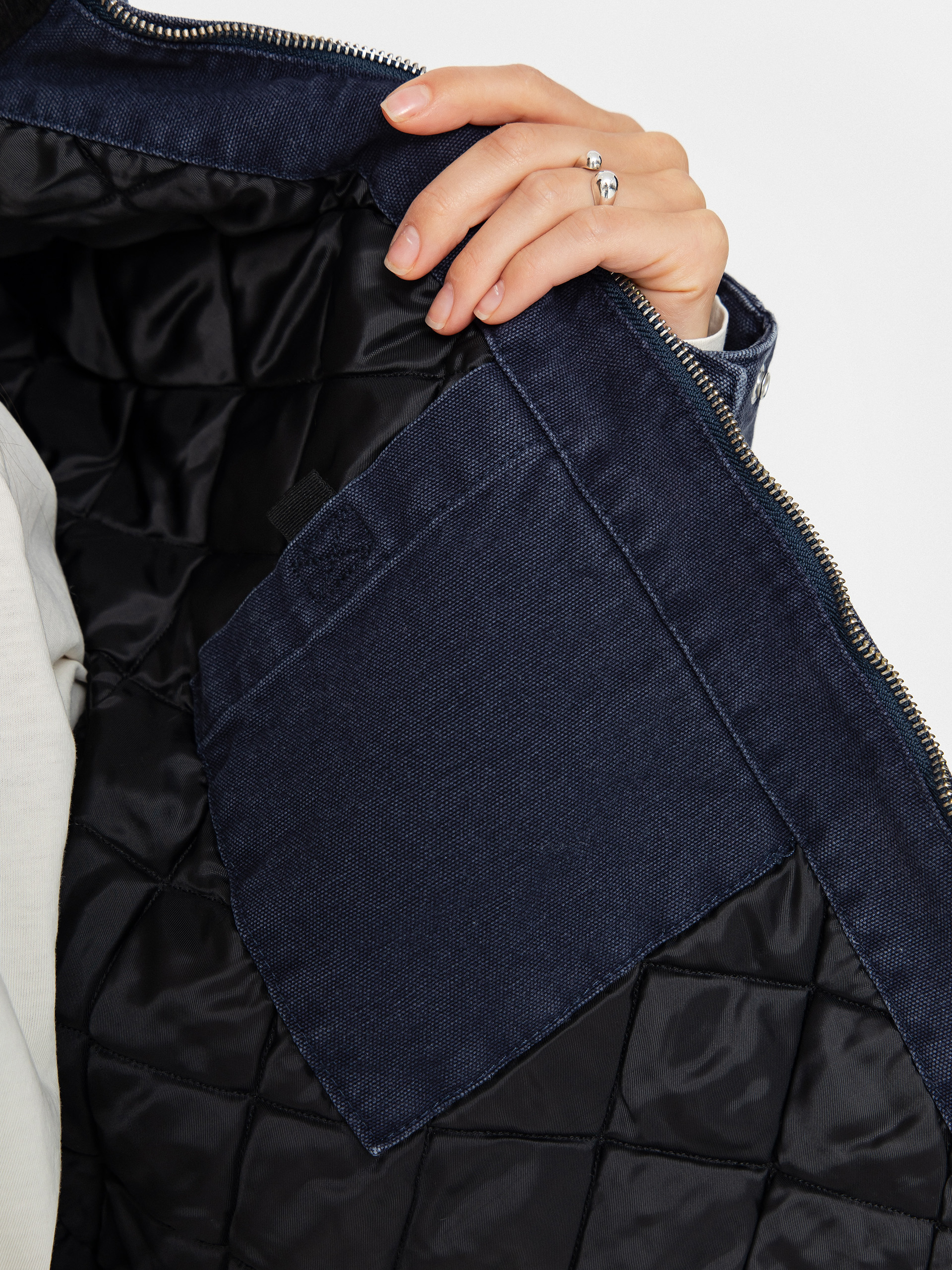 Dzseki Carhartt WIP OG Detroit Wmn (dark navy/black/stone canvas)