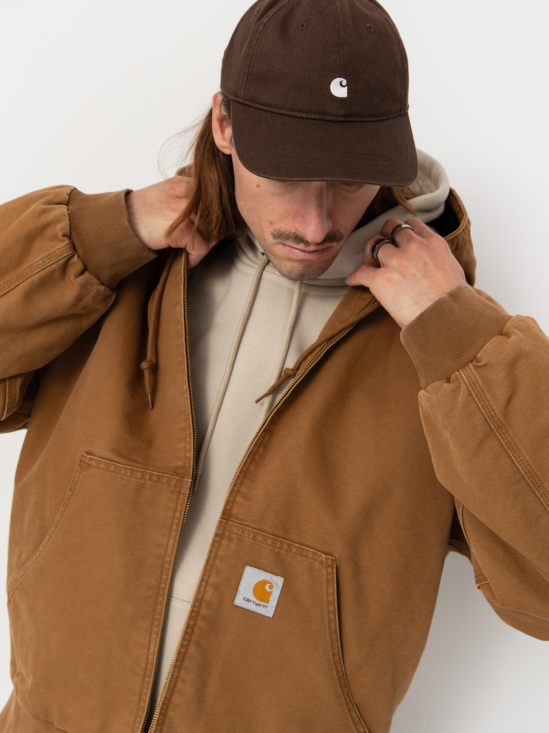 Dzseki Carhartt WIP OG Active (hamilton brown/stone canvas)