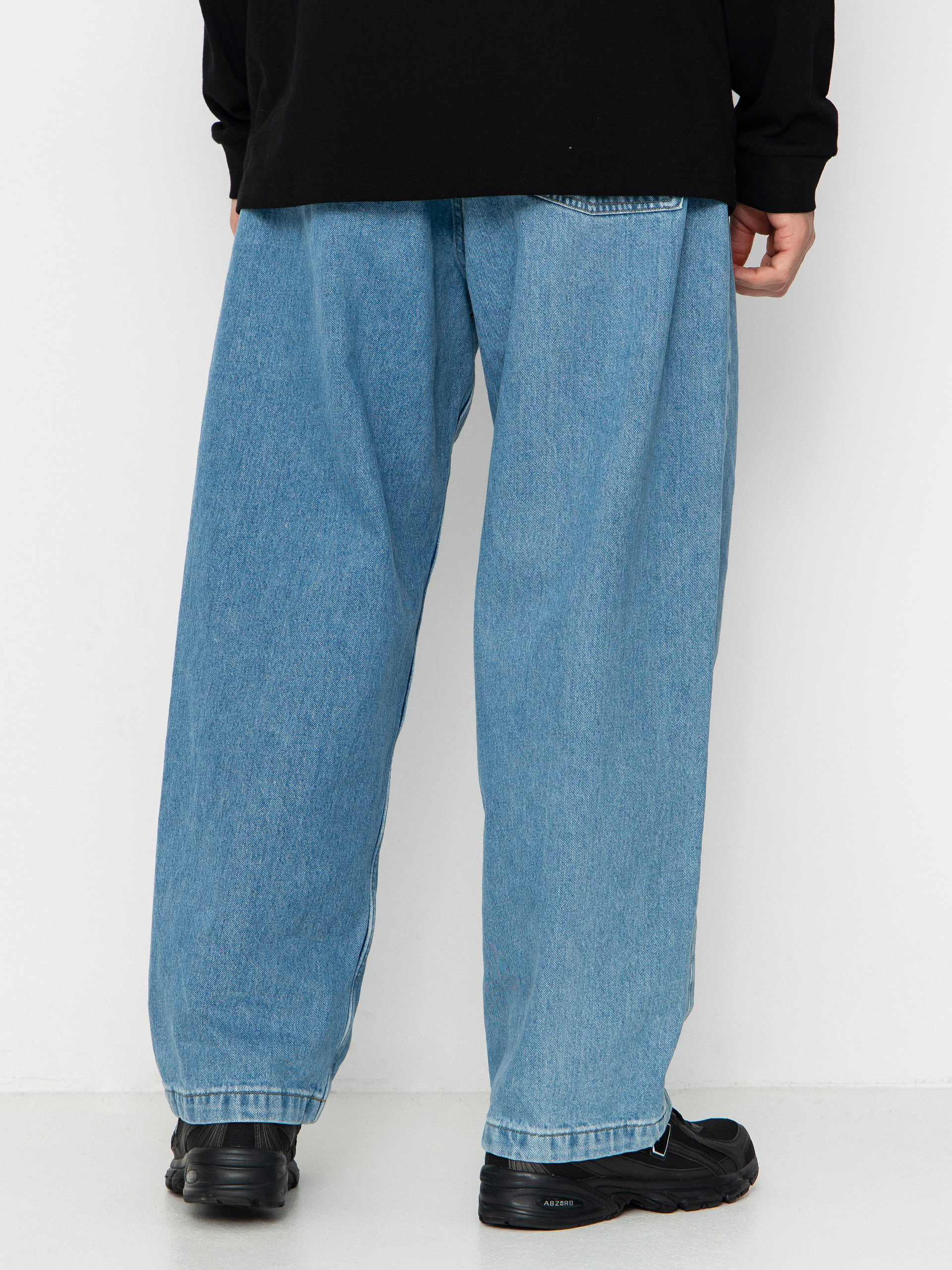 Kisnadrág Carhartt WIP Brandon (blue/stone bleached)