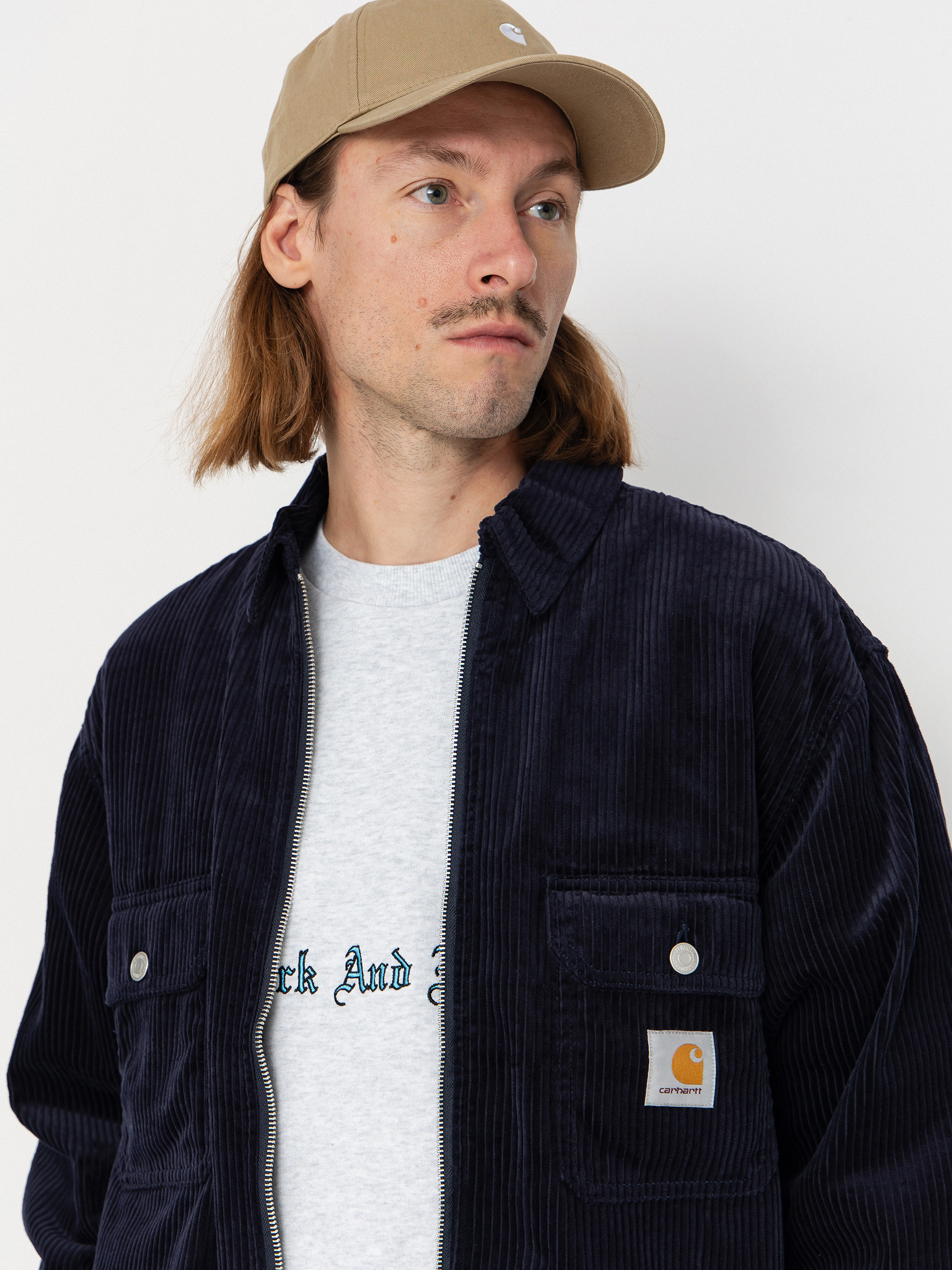 Dzseki Carhartt WIP Reynold (dark navy/rinsed)
