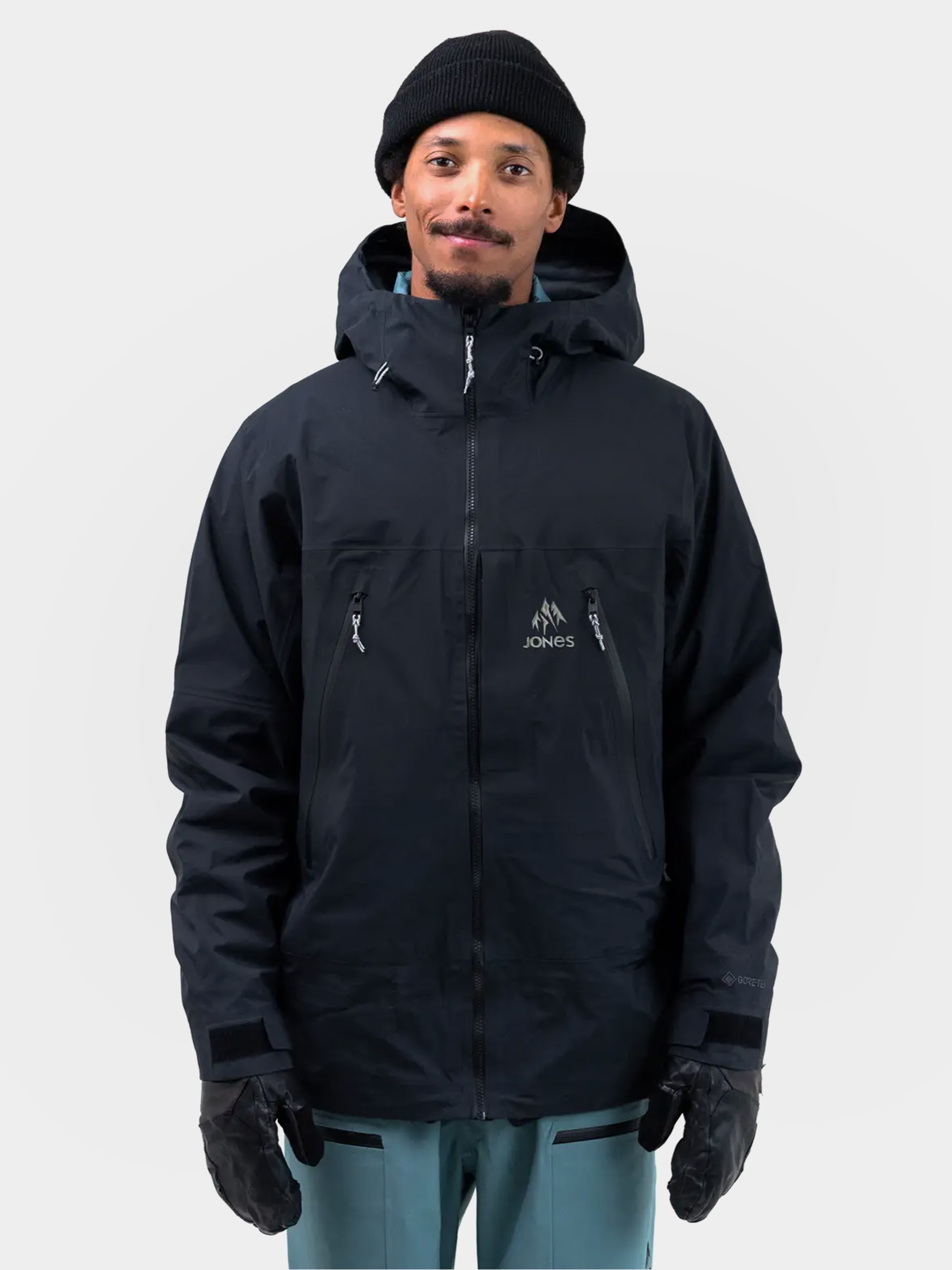 Férfi Snowboard dzseki Jones Snowboards Shralpinist Gtx Rec (stealth black)