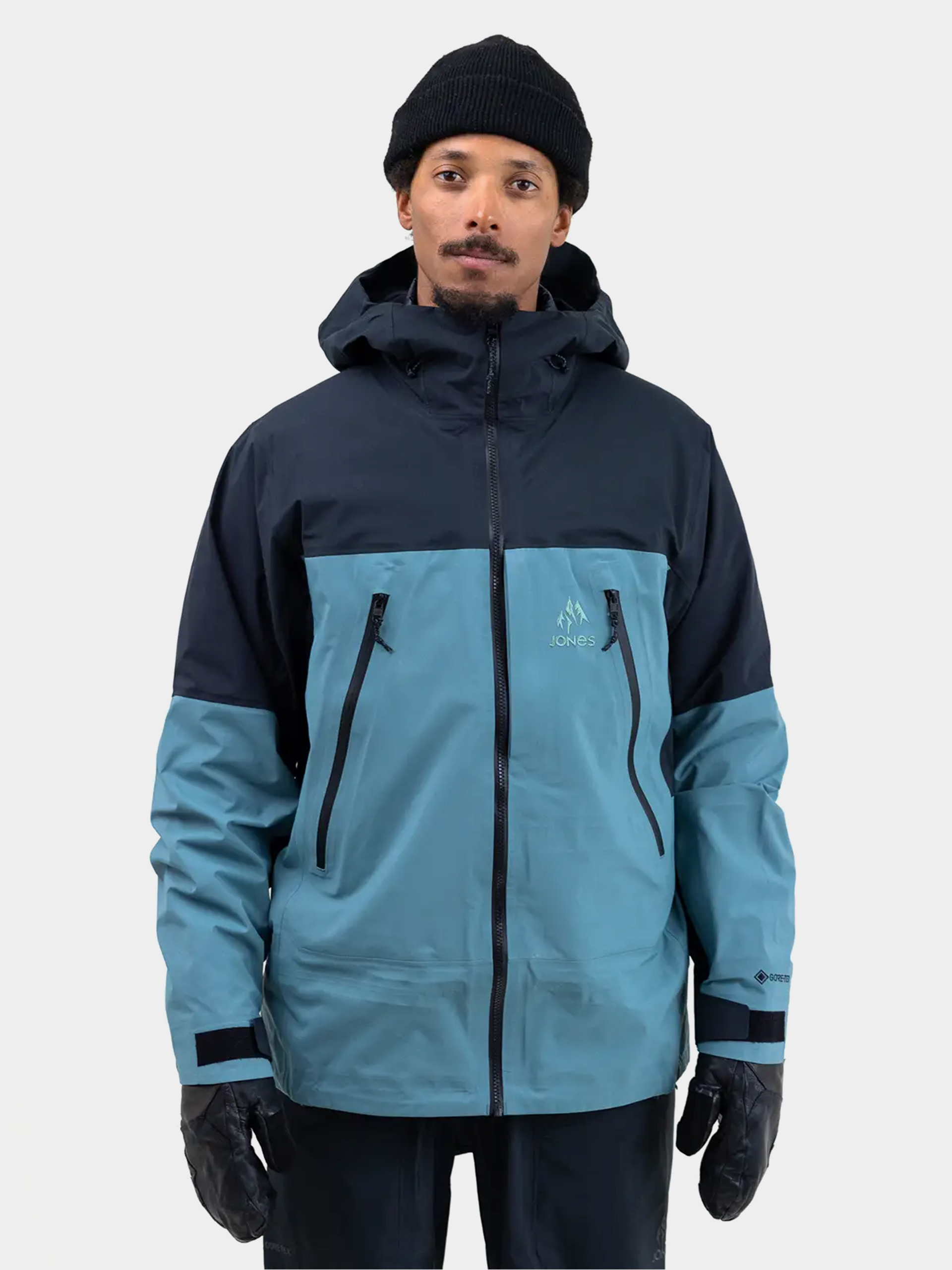Férfi Snowboard dzseki Jones Snowboards Shralpinist Gtx Rec (atlantic blue)