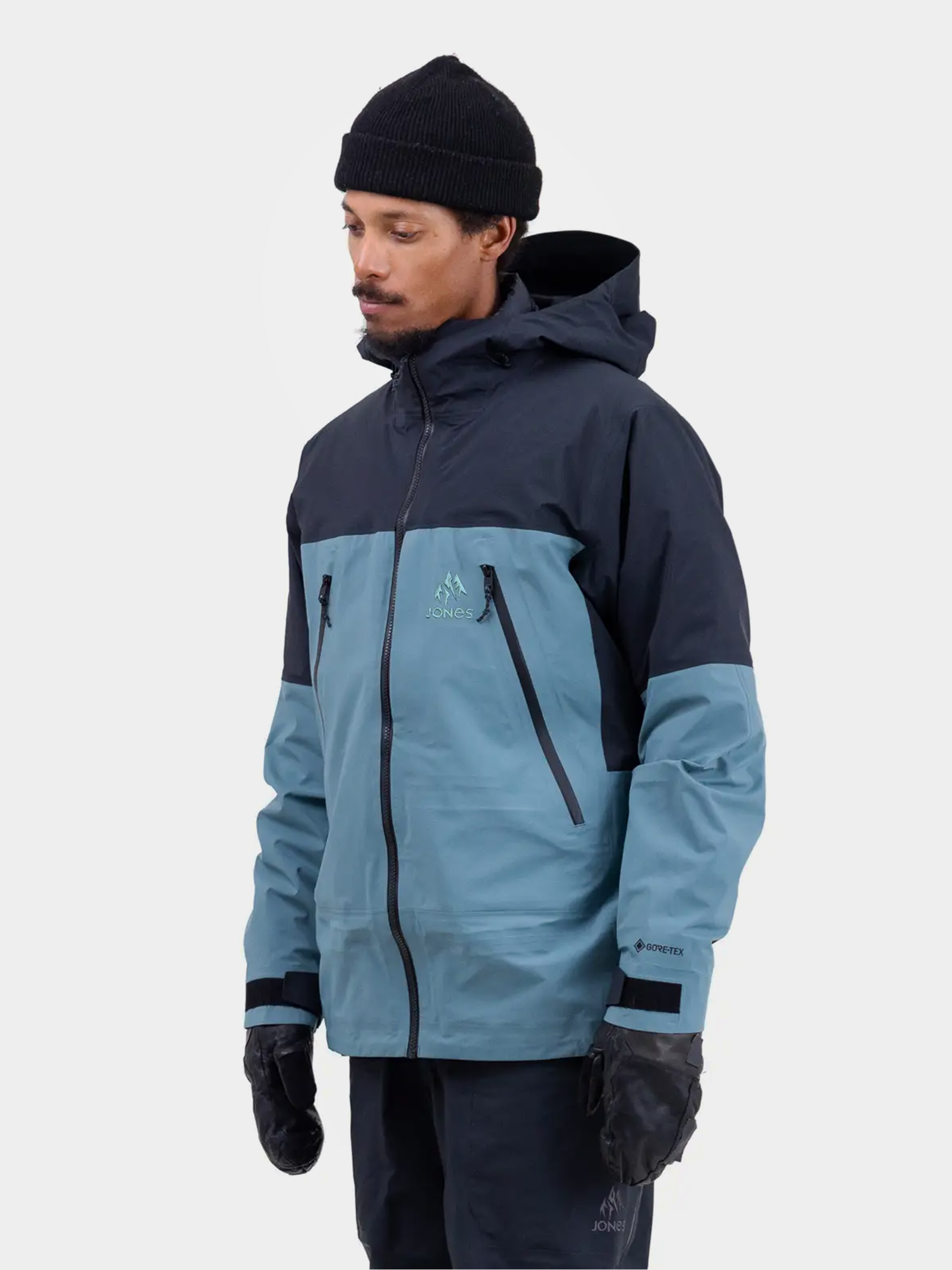 Férfi Snowboard dzseki Jones Snowboards Shralpinist Gtx Rec (atlantic blue)