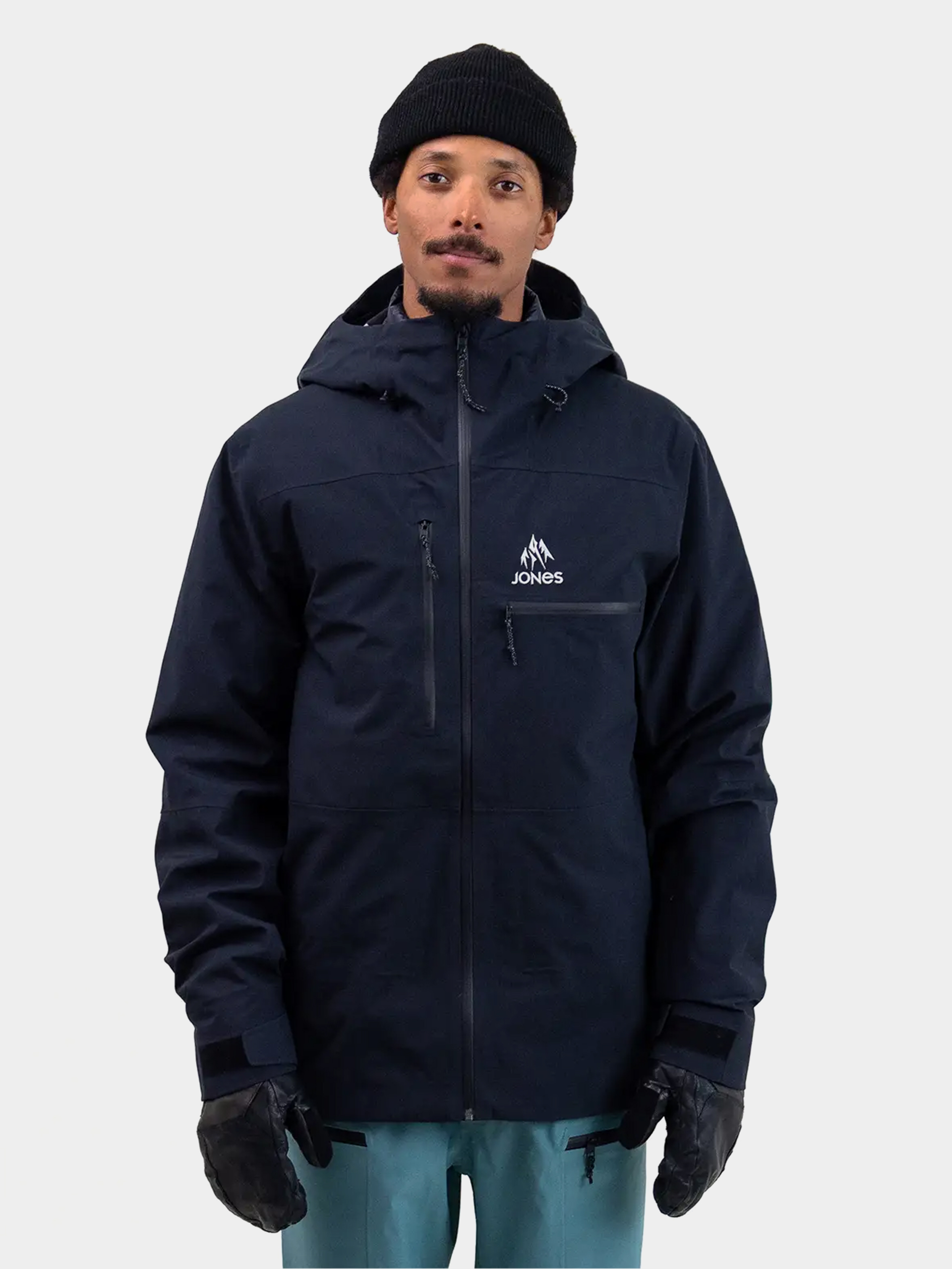 Férfi Snowboard dzseki Jones Snowboards Shralpinist Str Rec (stealth black)