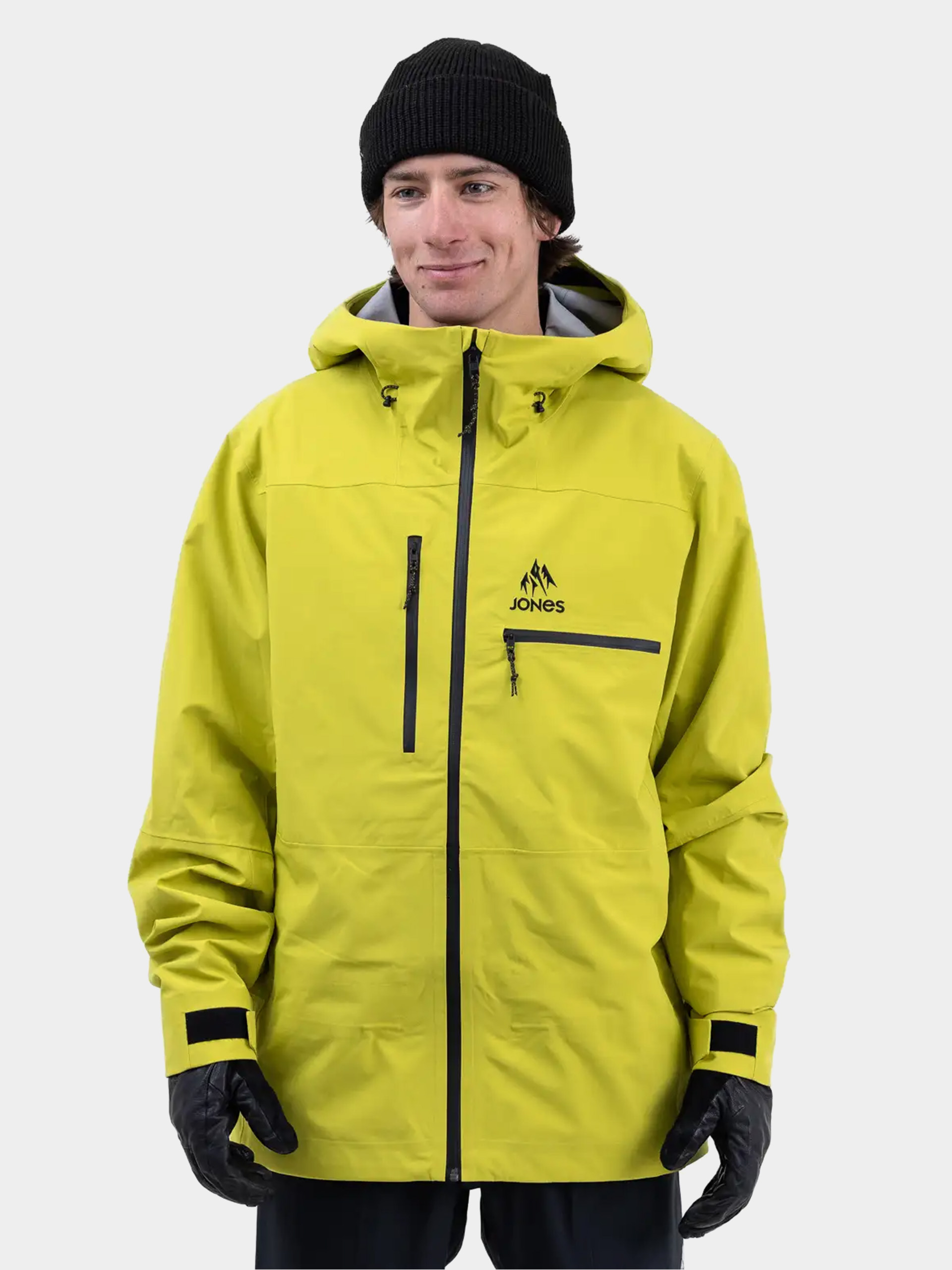 Férfi Snowboard dzseki Jones Snowboards Shralpinist Str Rec (lime green)