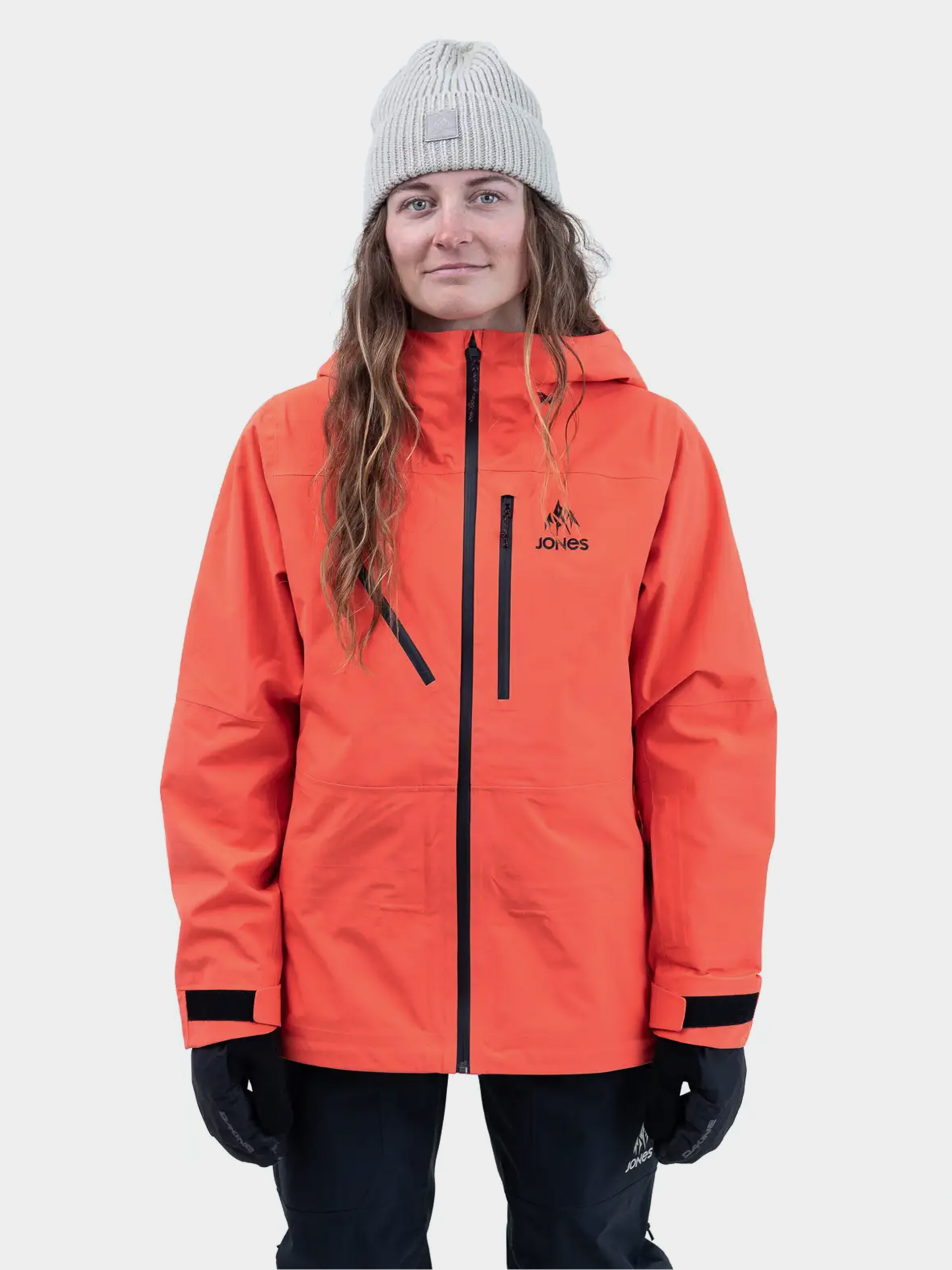 Női Jones Snowboards Shralpinist Str Rec Snowboard dzseki (deep coral)