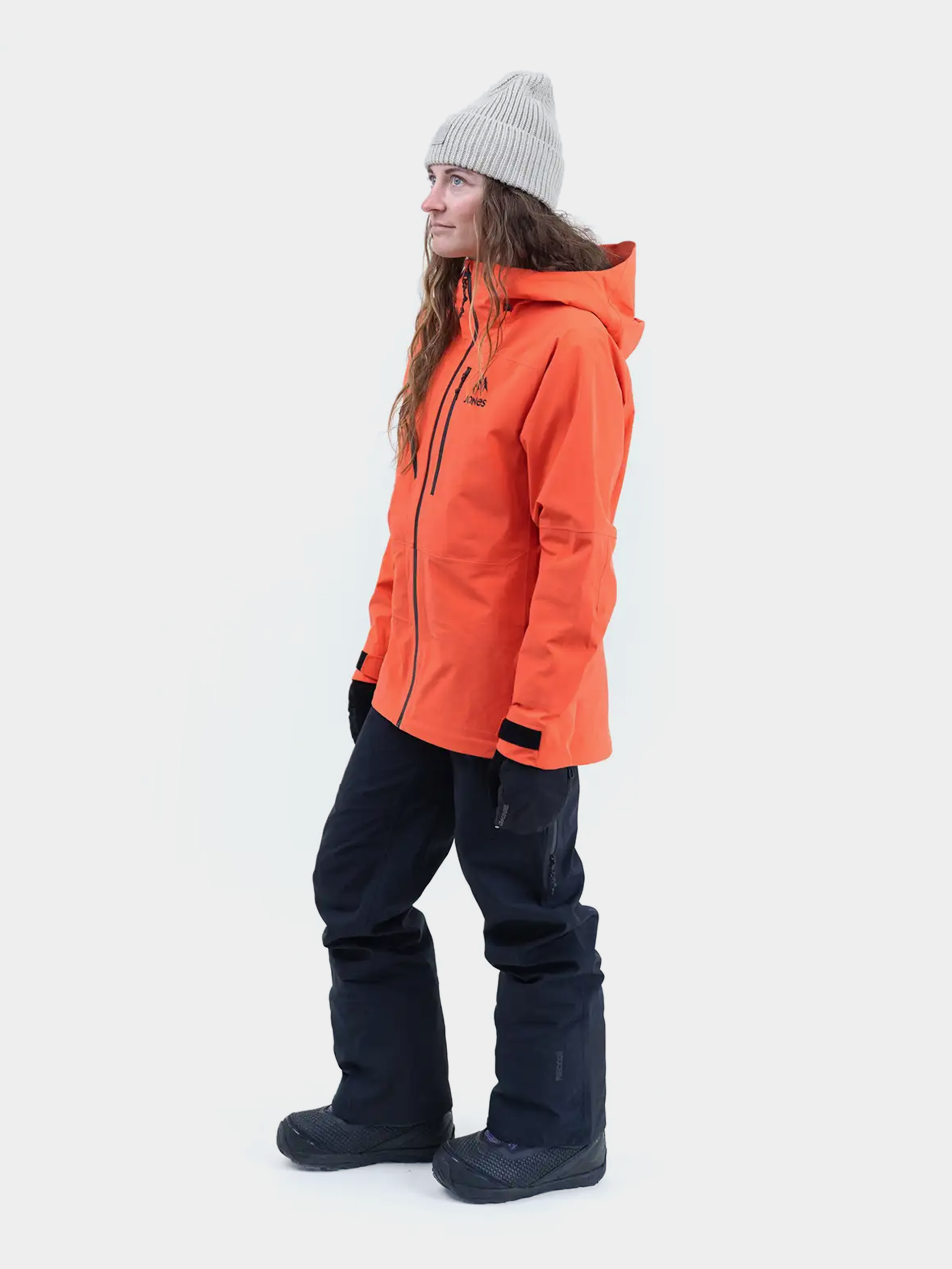 Női Jones Snowboards Shralpinist Str Rec Snowboard dzseki (deep coral)