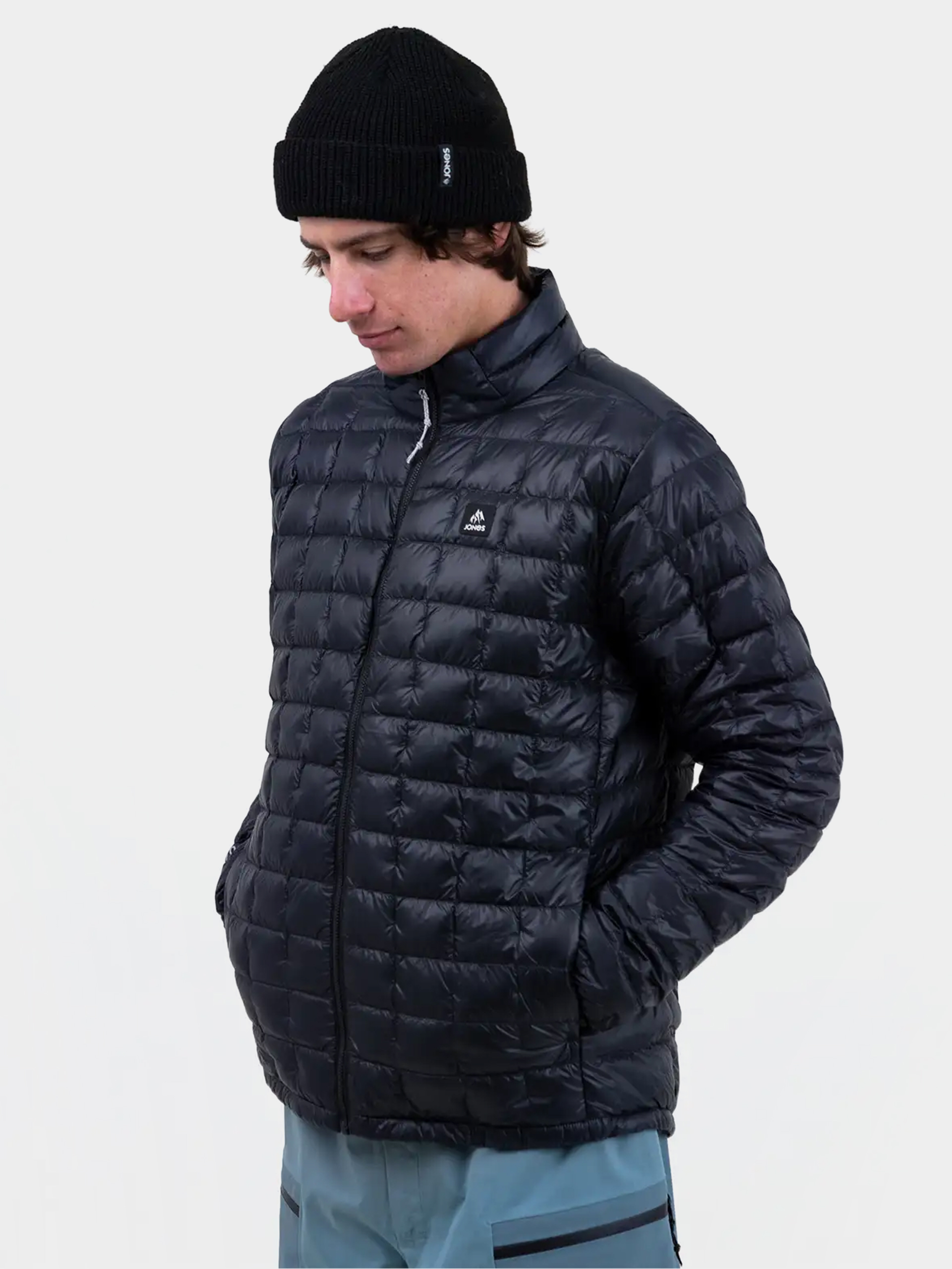 Férfi Snowboard dzseki Jones Snowboards Ult Re Up Down Rec (stealth black)