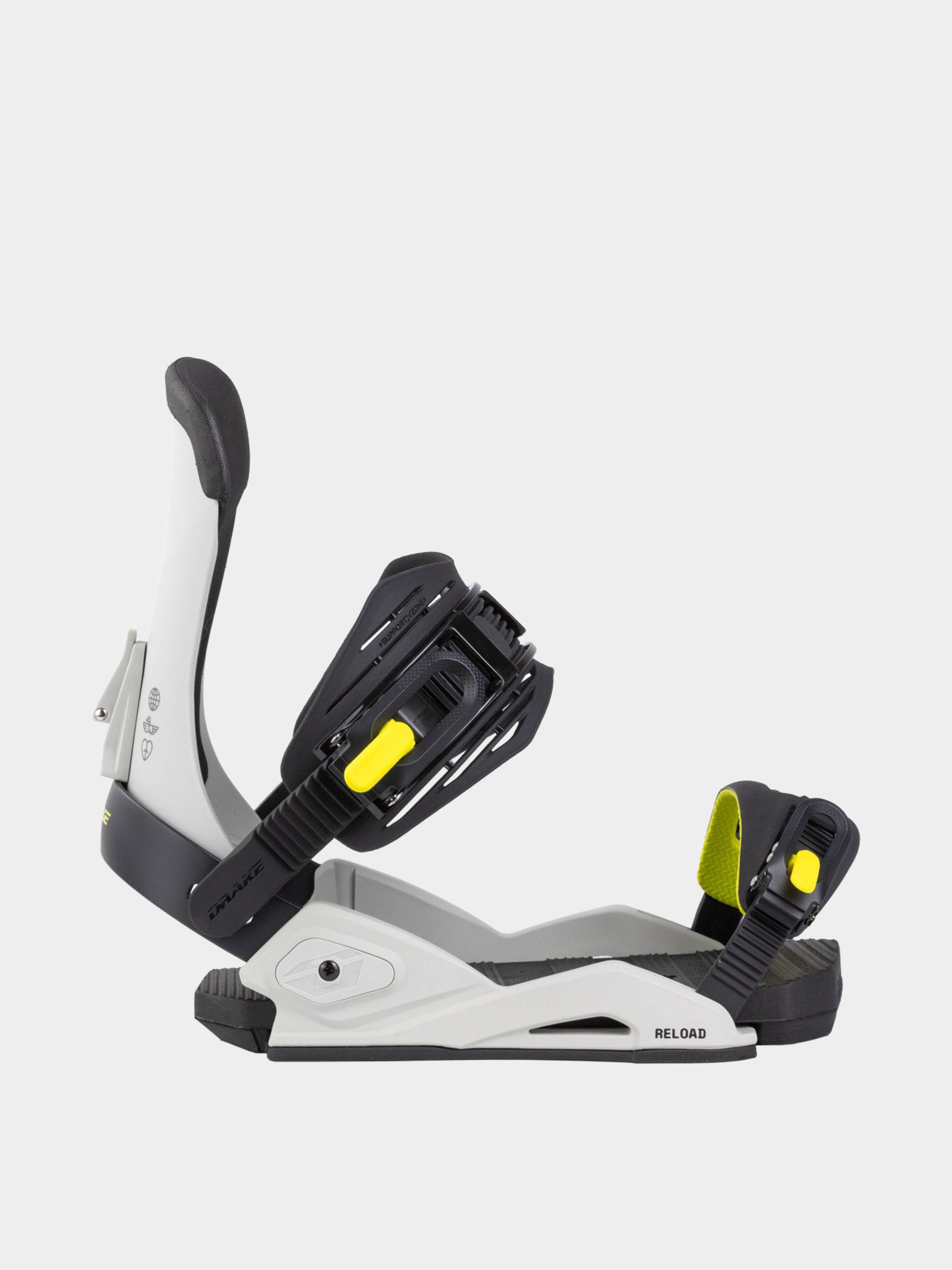 Férfi Snowboard kötés Drake Reload (grey/lime)