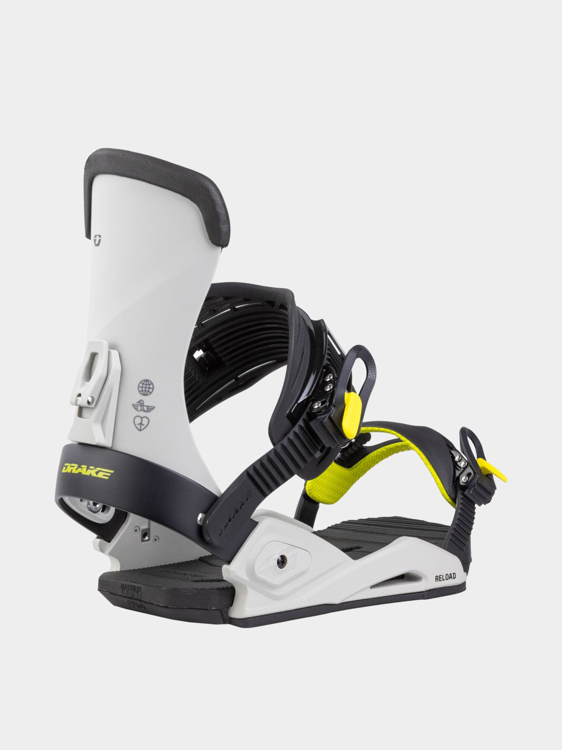 Férfi Snowboard kötés Drake Reload (grey/lime)