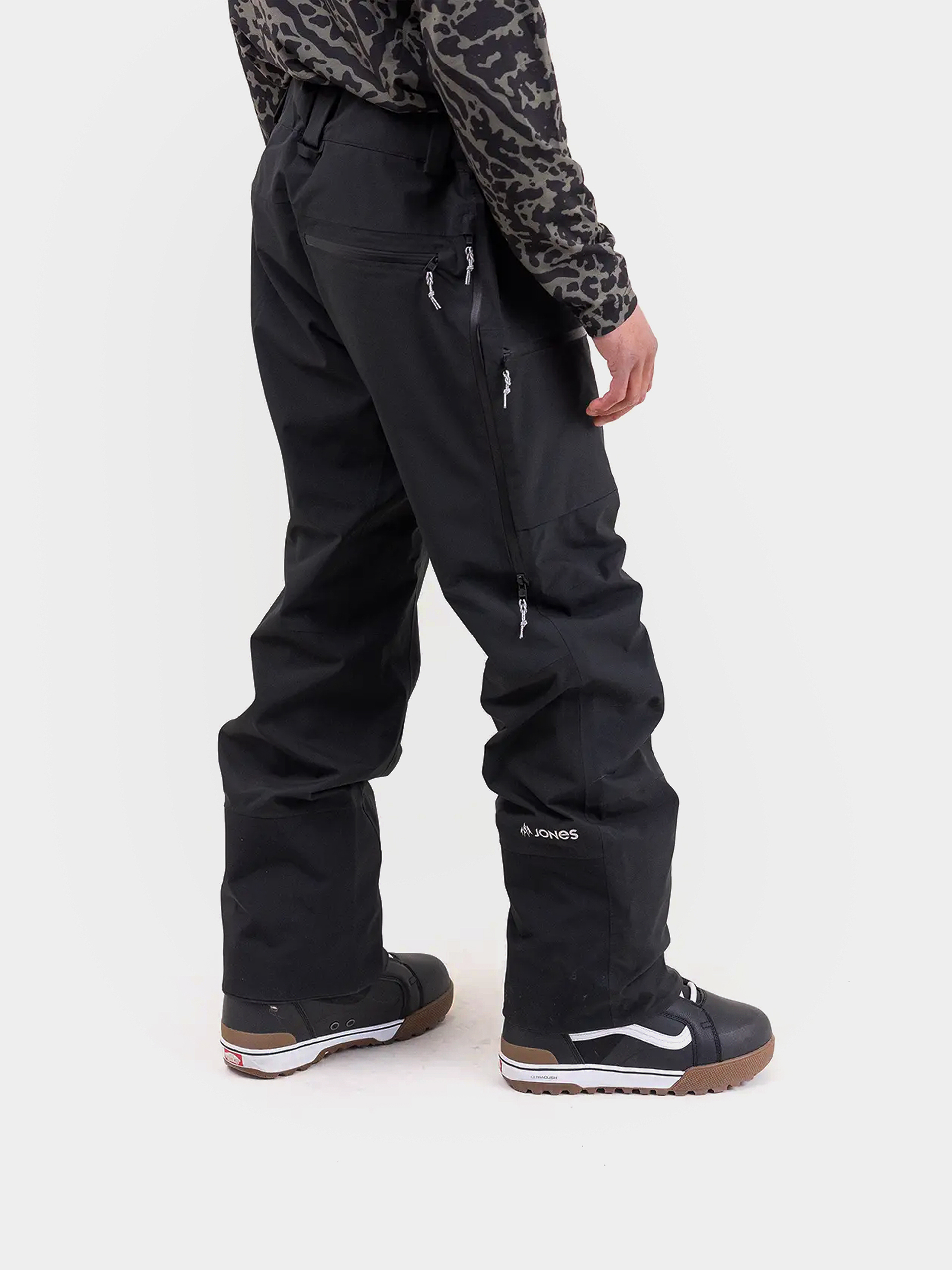 Férfi Snowboard nadrág Jones Snowboards Mtn Surf Rec (stealth black)
