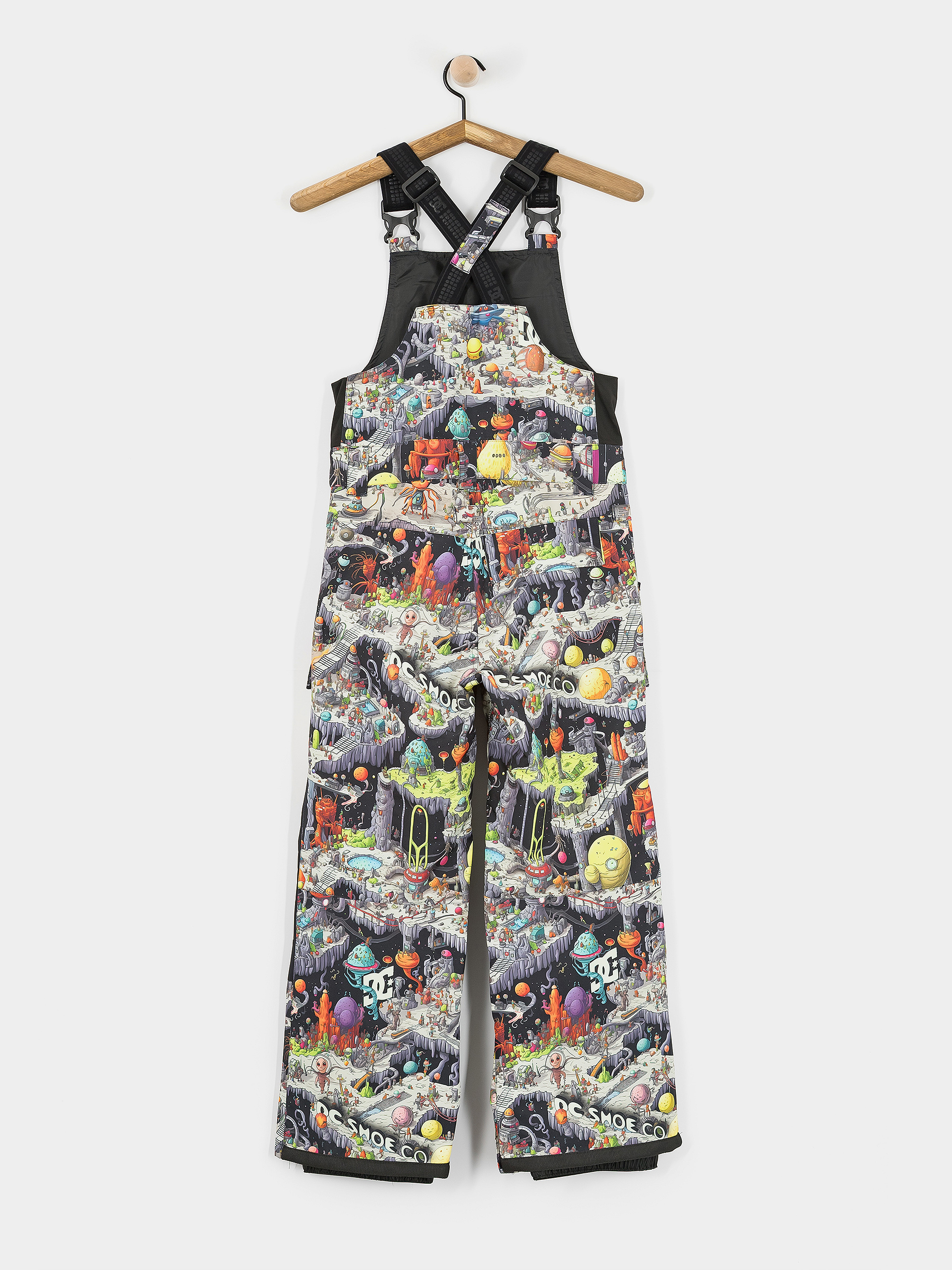 Snowboard nadrág DC Roadblock Bib JR (outer world black)