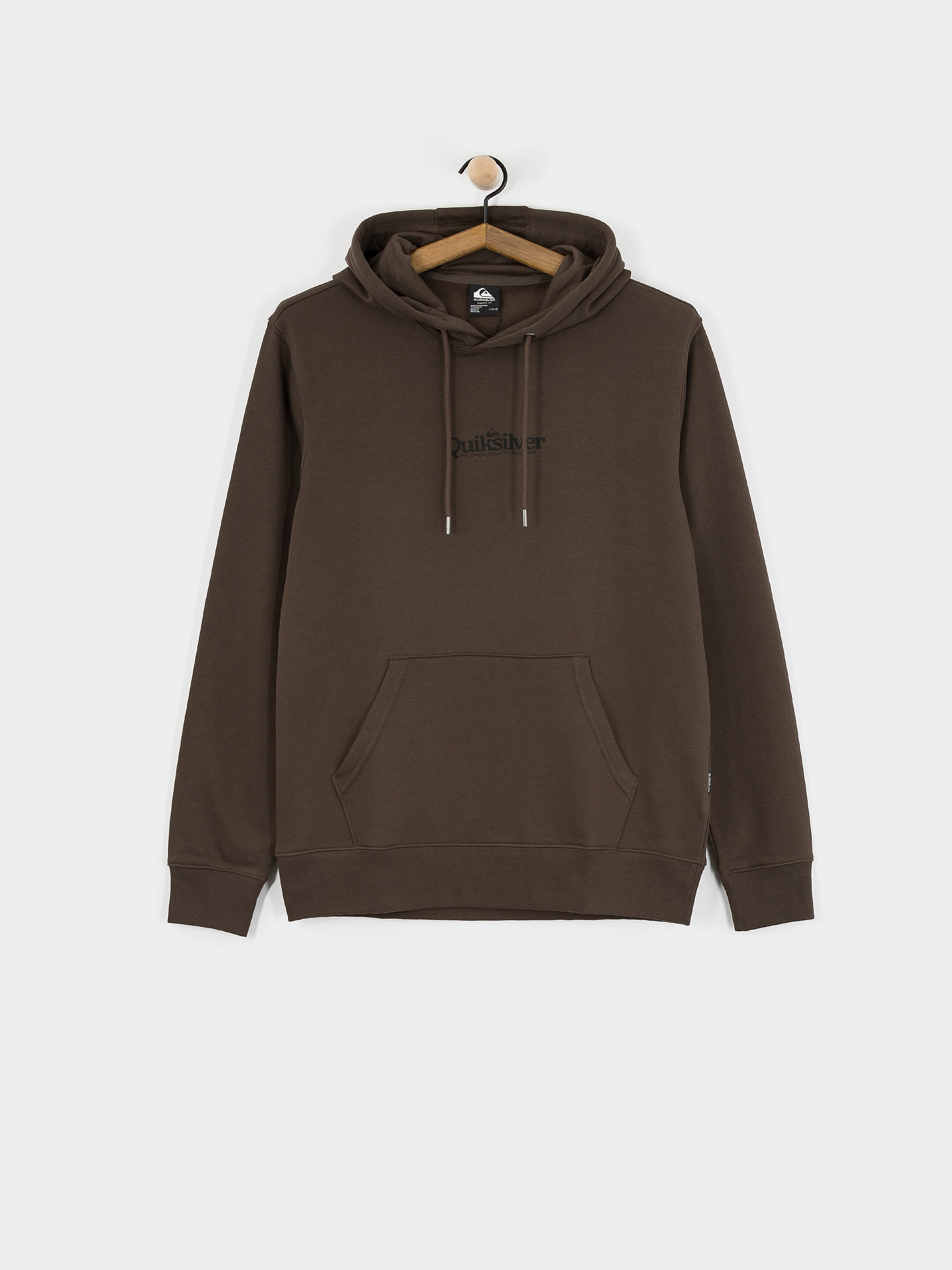 Quiksilver Fineline HD Kapucnis pulóver (chocolate brown)