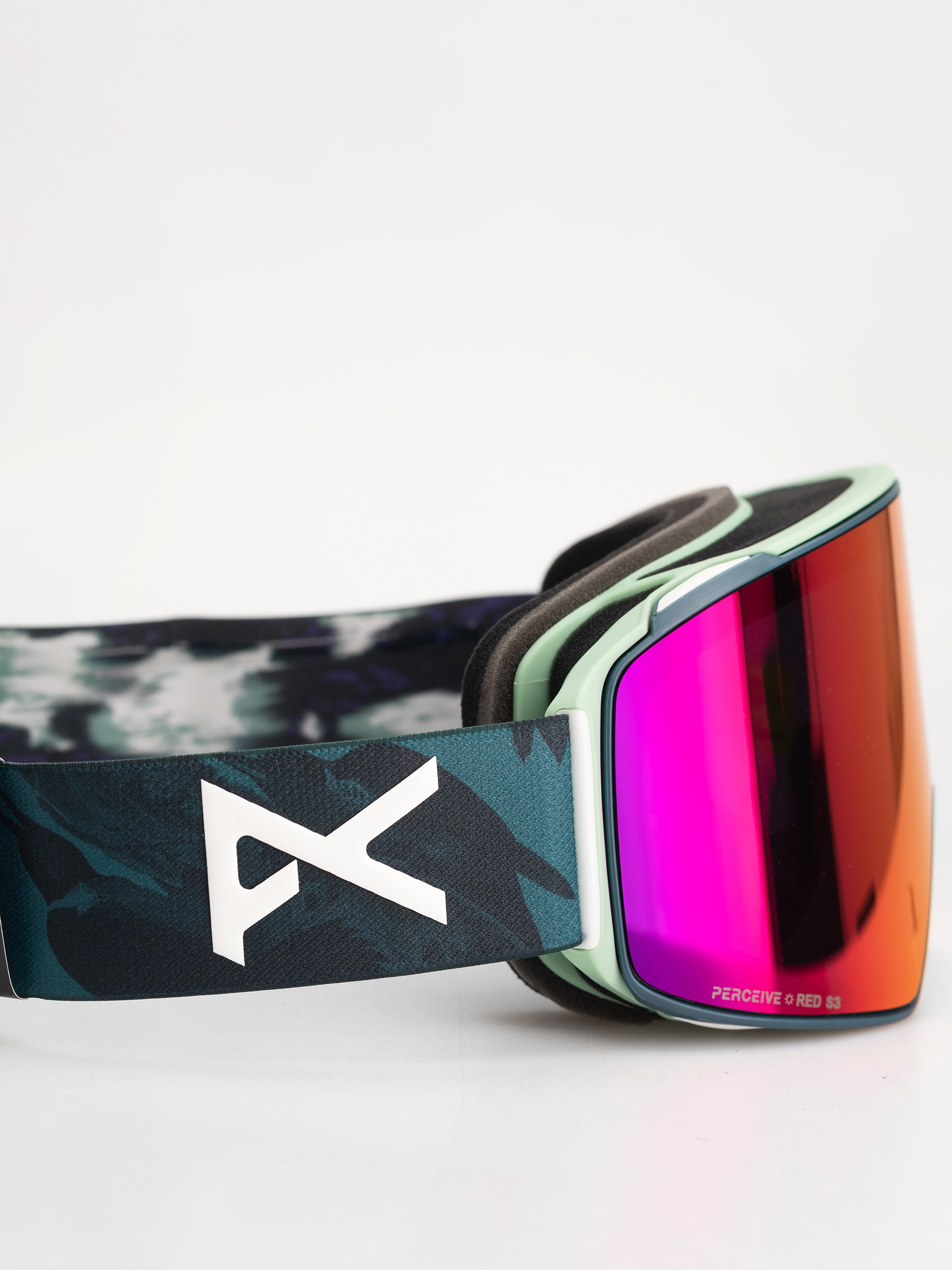 Snowboard szemüveg Anon M4 Cylindrical Mfi (family tree/perceive sunny red)