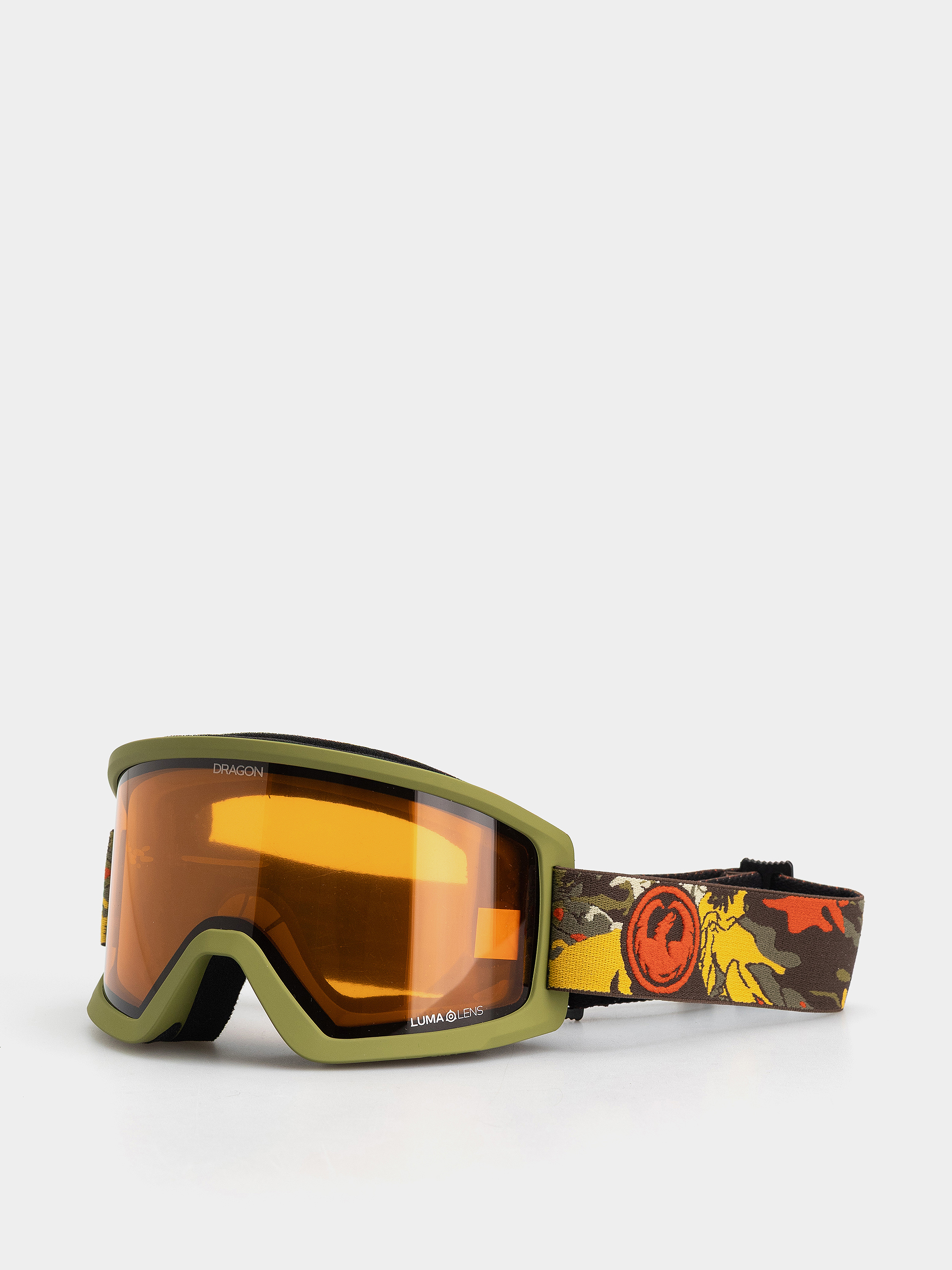 Snowboard szemu00fcveg Dragon DX3 L OTG (leafycamo/lumalens amber)