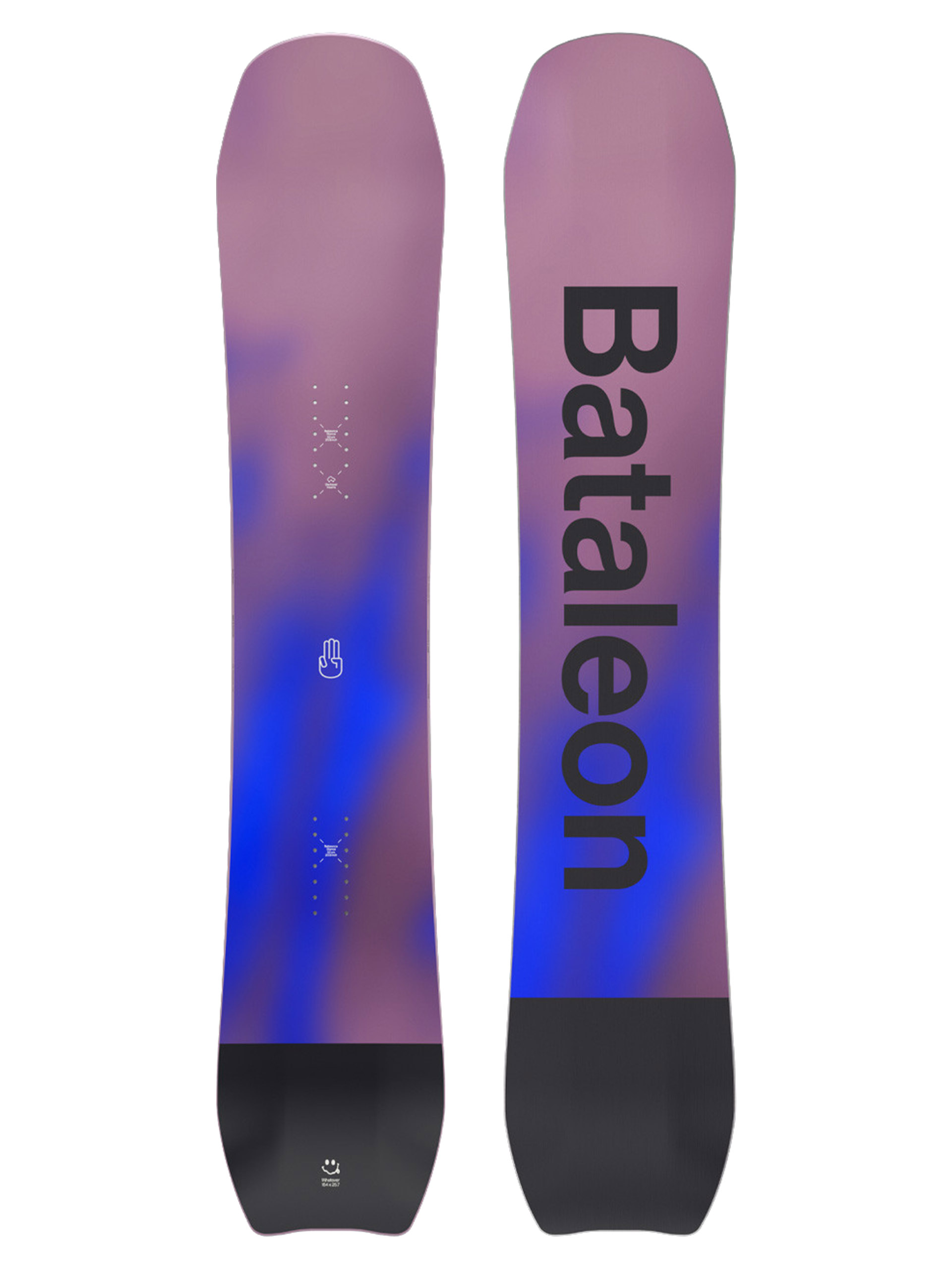 Snowboard Bataleon Whatever (black/purple)