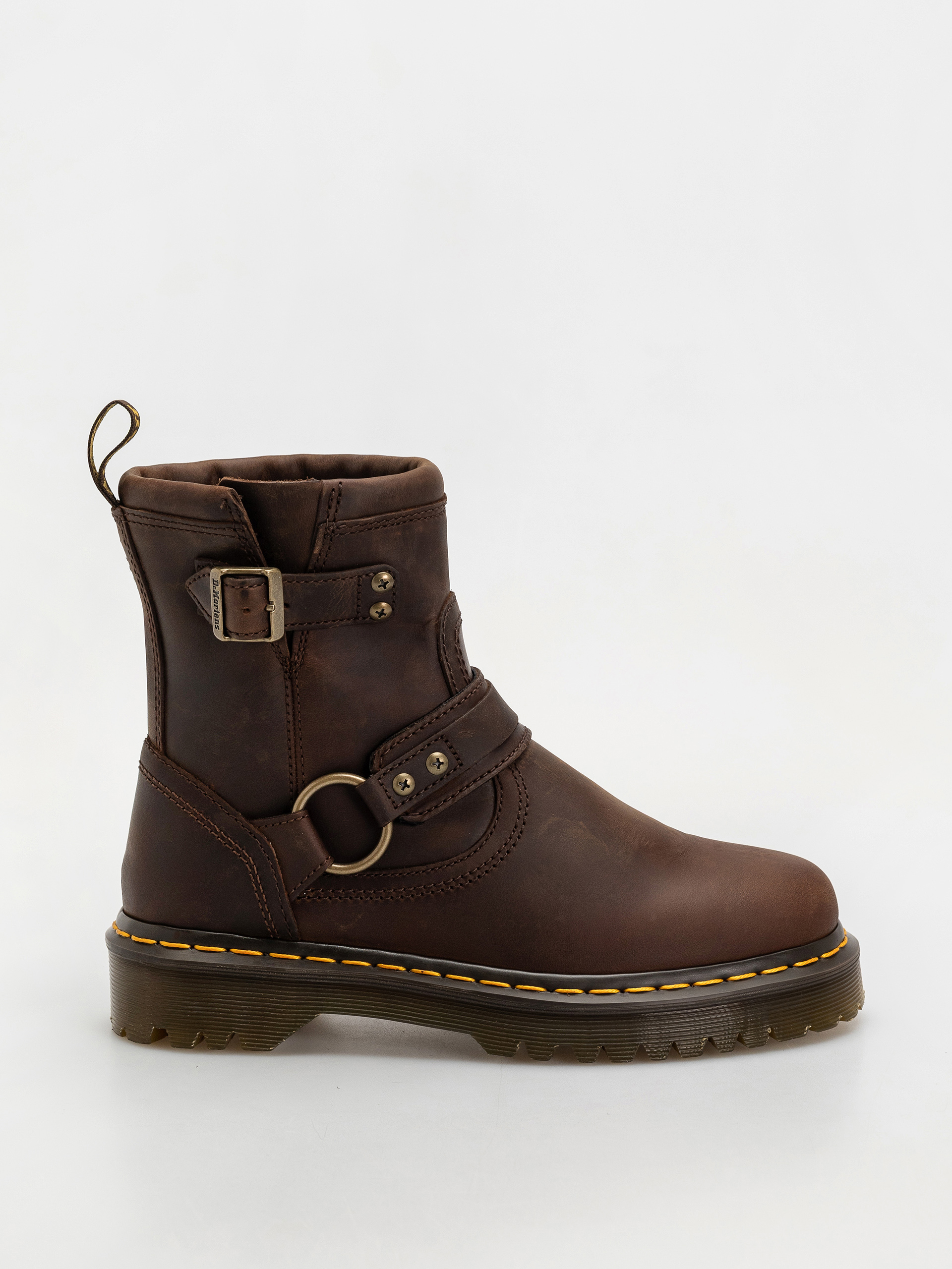 Dr. Martens Anistone HRNS Ankle Cipu0151k (dark brown crazy horse)