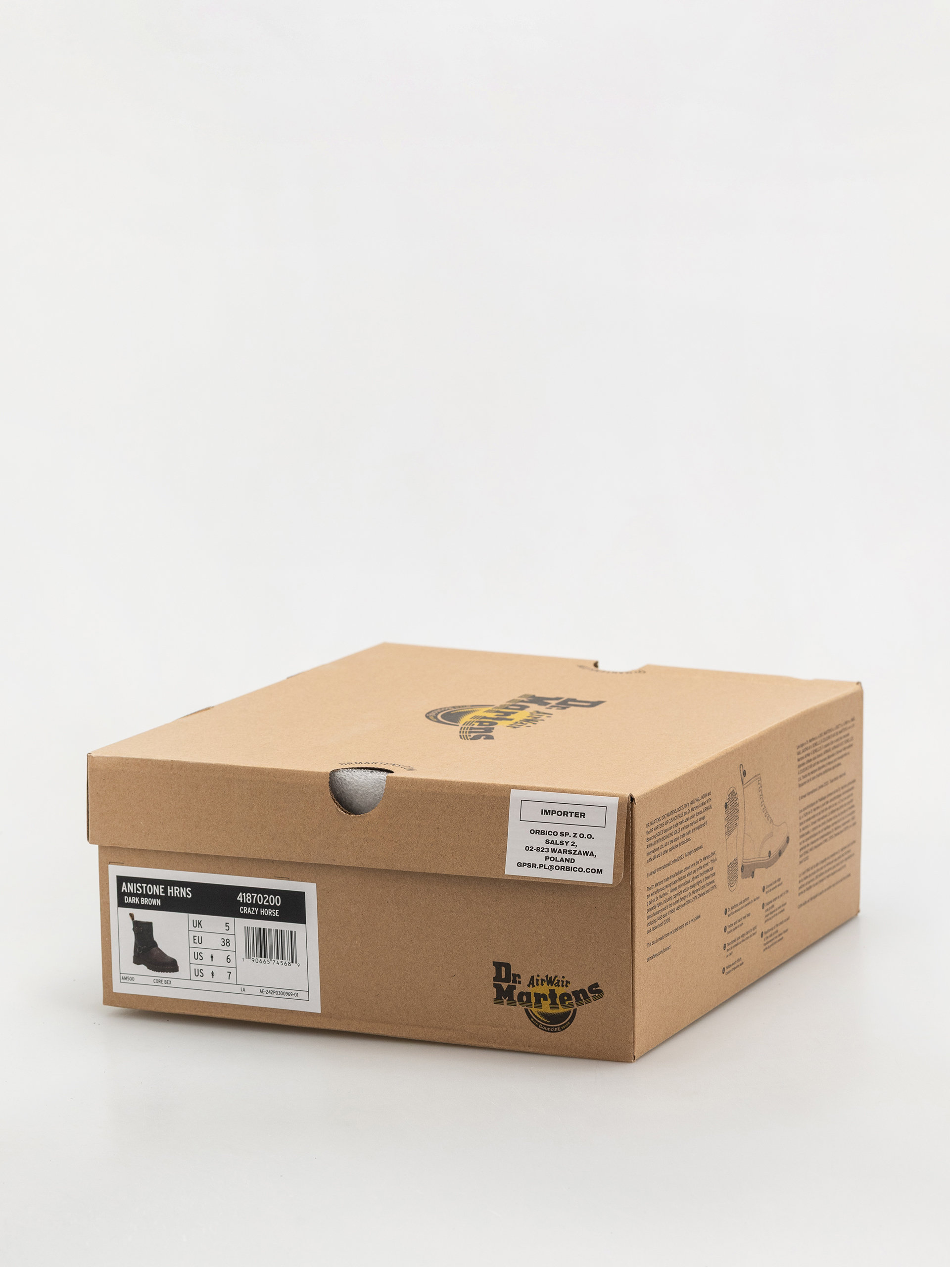 Dr. Martens Anistone HRNS Ankle Cipők (dark brown crazy horse)