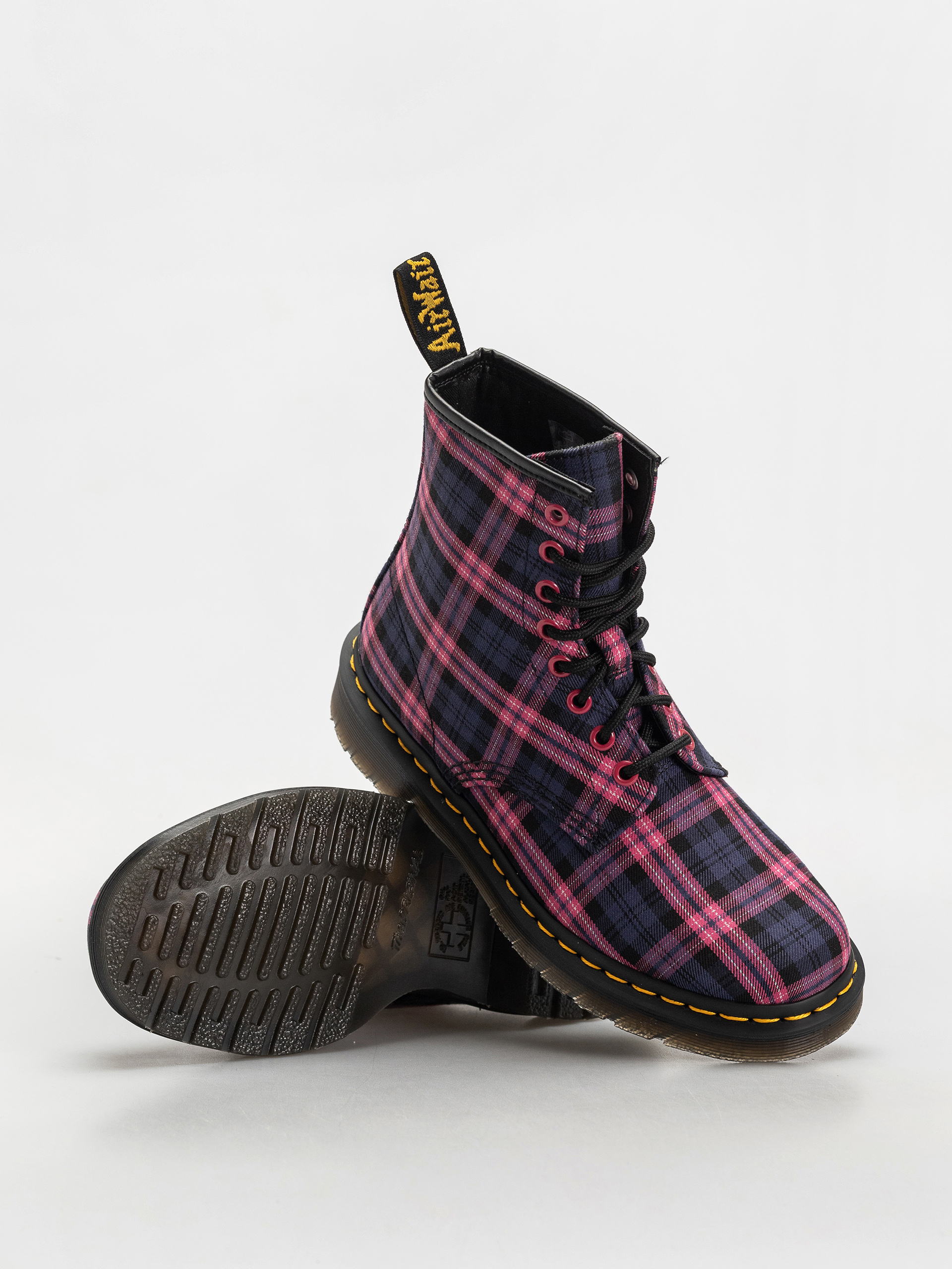 Dr. Martens 1460 Wmn Cipők (pink multi tartan)