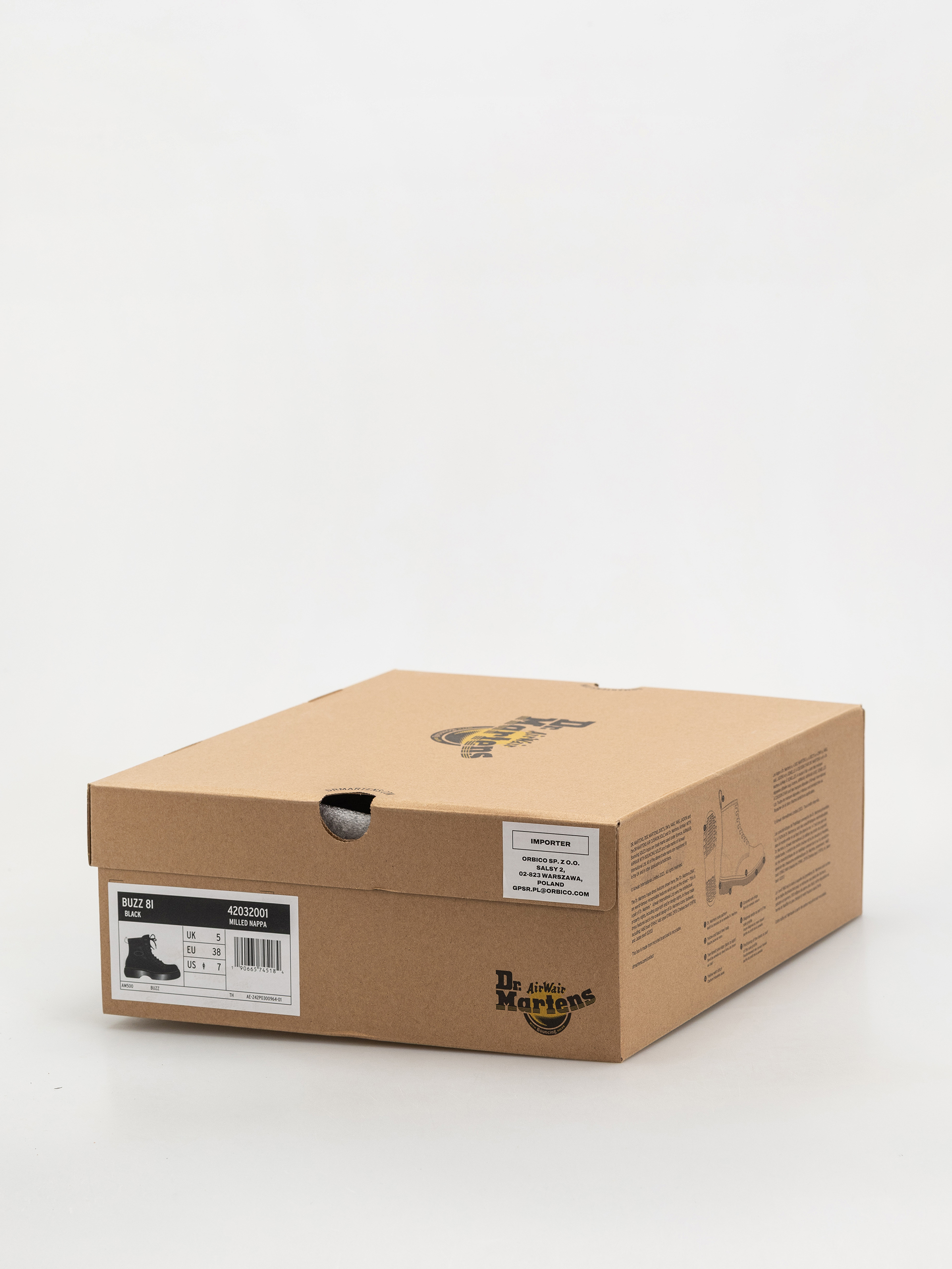 Dr. Martens Buzz 8i Wmn Cipők (black milled nappa)