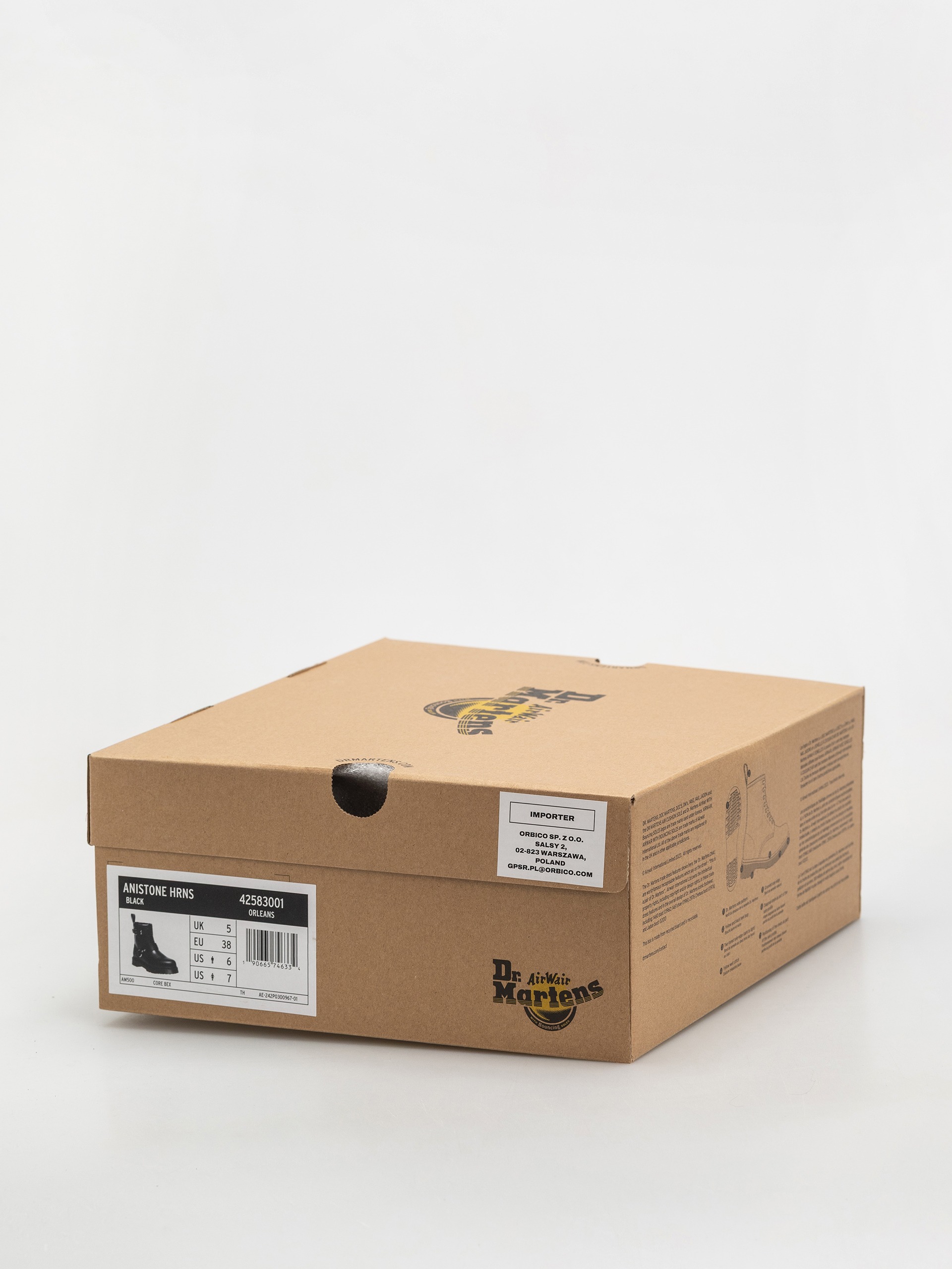 Dr. Martens Anistone HRNS Ankle Cipők (black orleans)