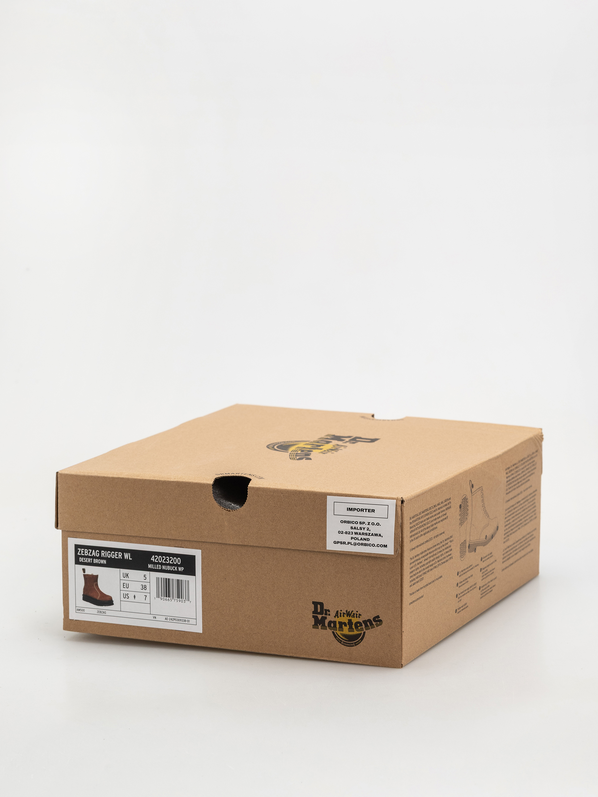 Dr. Martens ZebZag Rigger WL Rigger Wmn Cipők (desert brown milled nubuck wp)