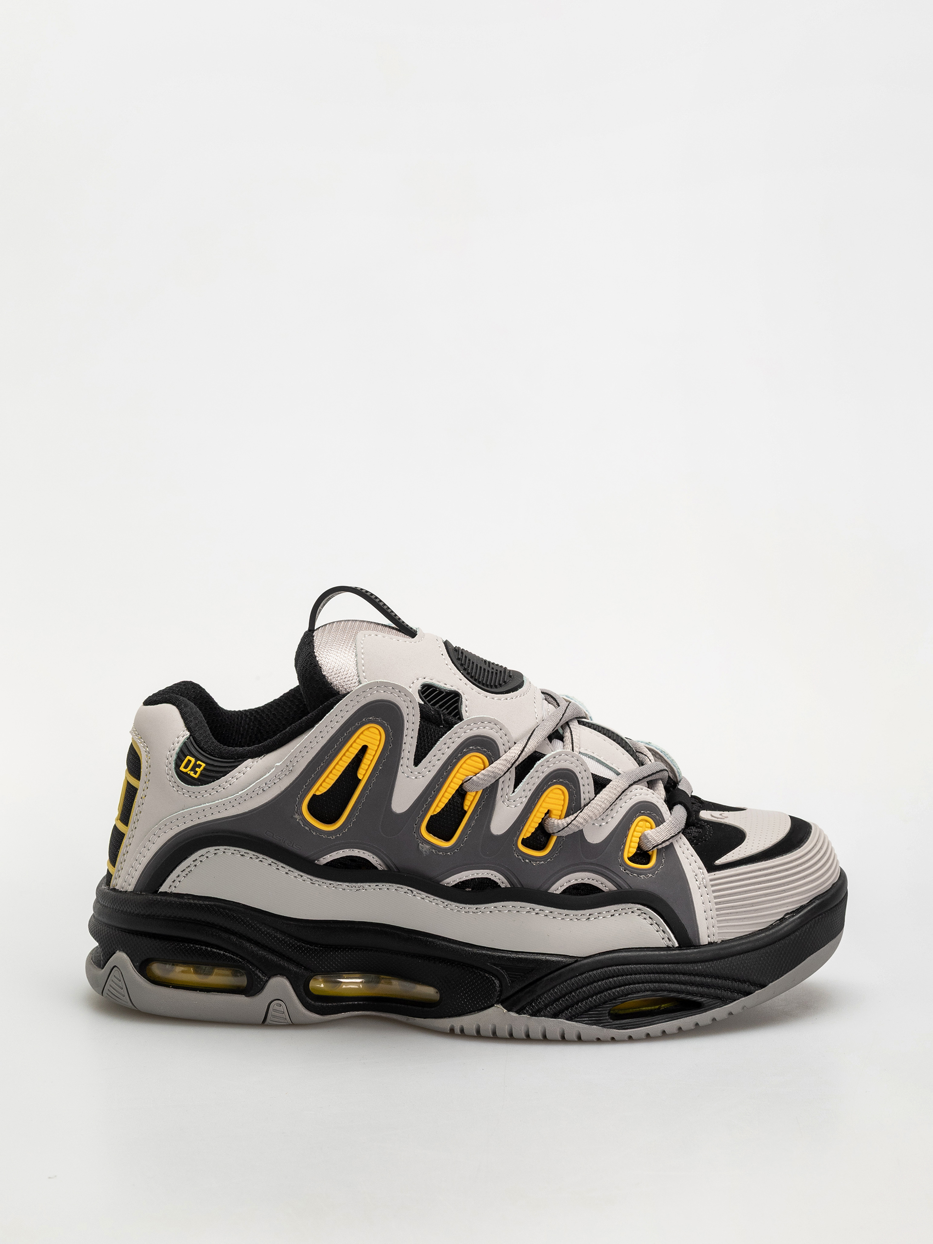 Osiris D3 2001 Cipők (grey/black/yellow)