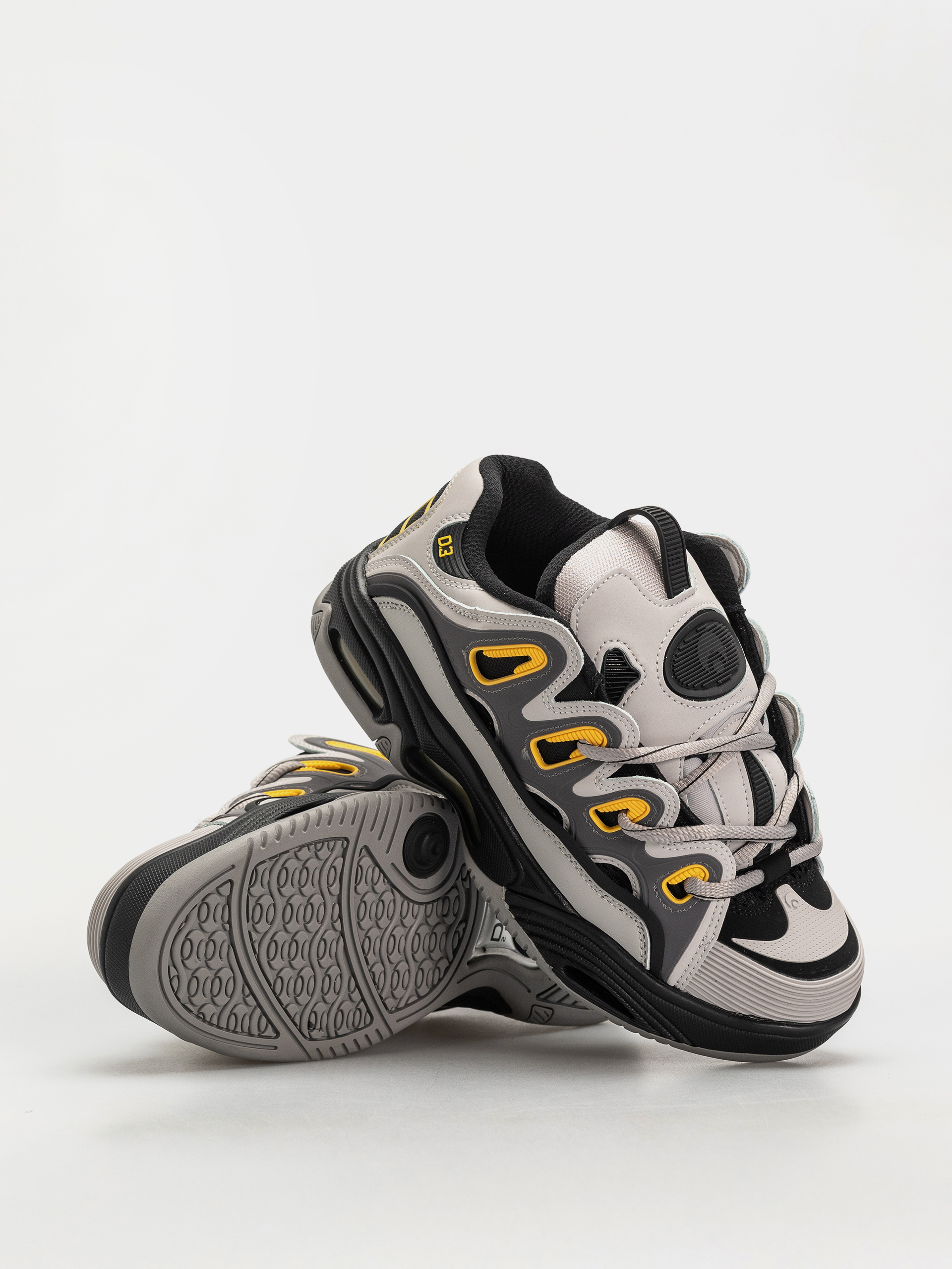 Osiris D3 2001 Cipők (grey/black/yellow)