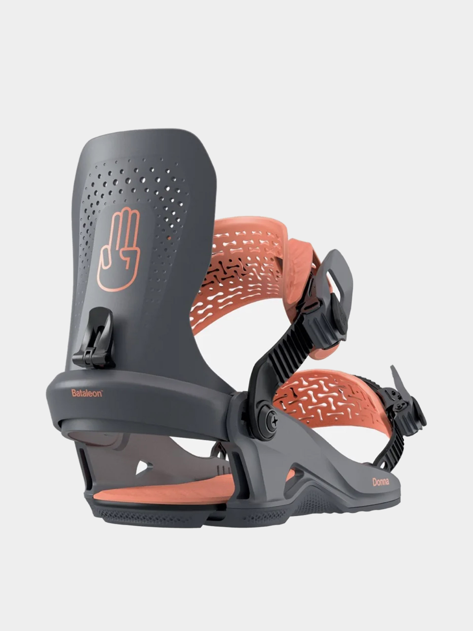 Snowboard kötés Bataleon Donna HeelWrap Wmn (black peach)