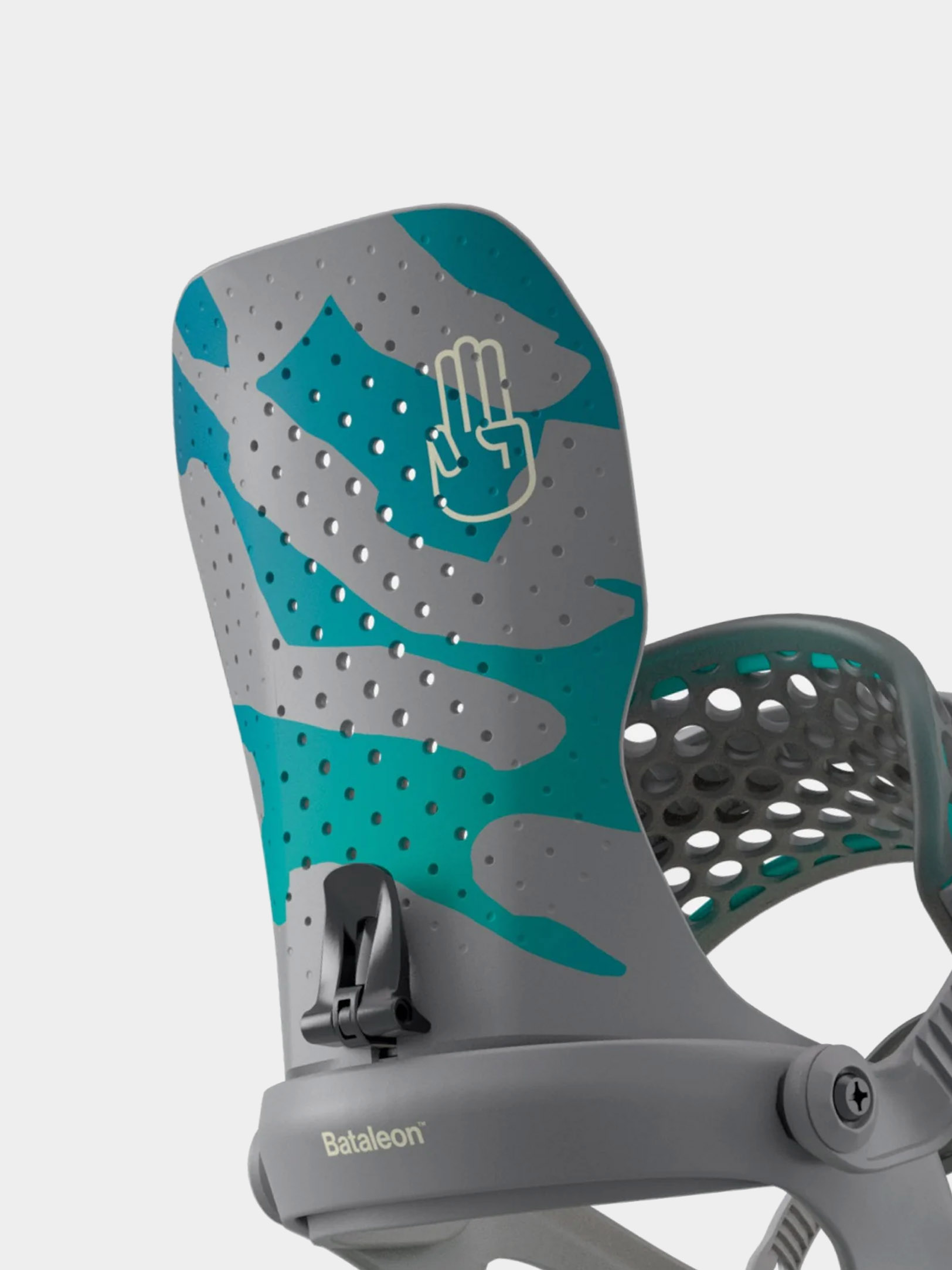 Férfi Snowboard kötés Bataleon Astro AsymWrap (gray forest)