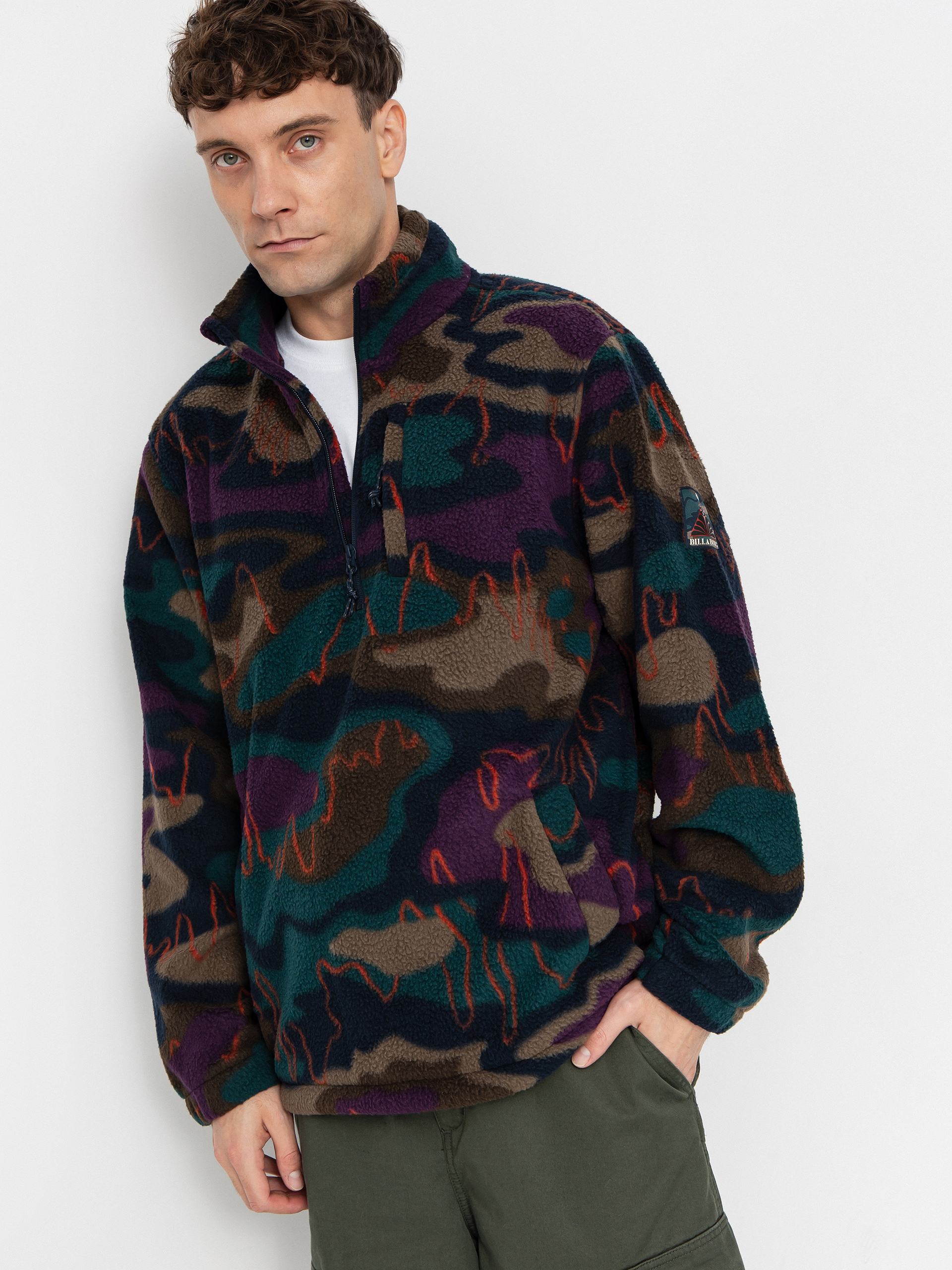 Billabong Boundary Taaffe Pulóver (camo)