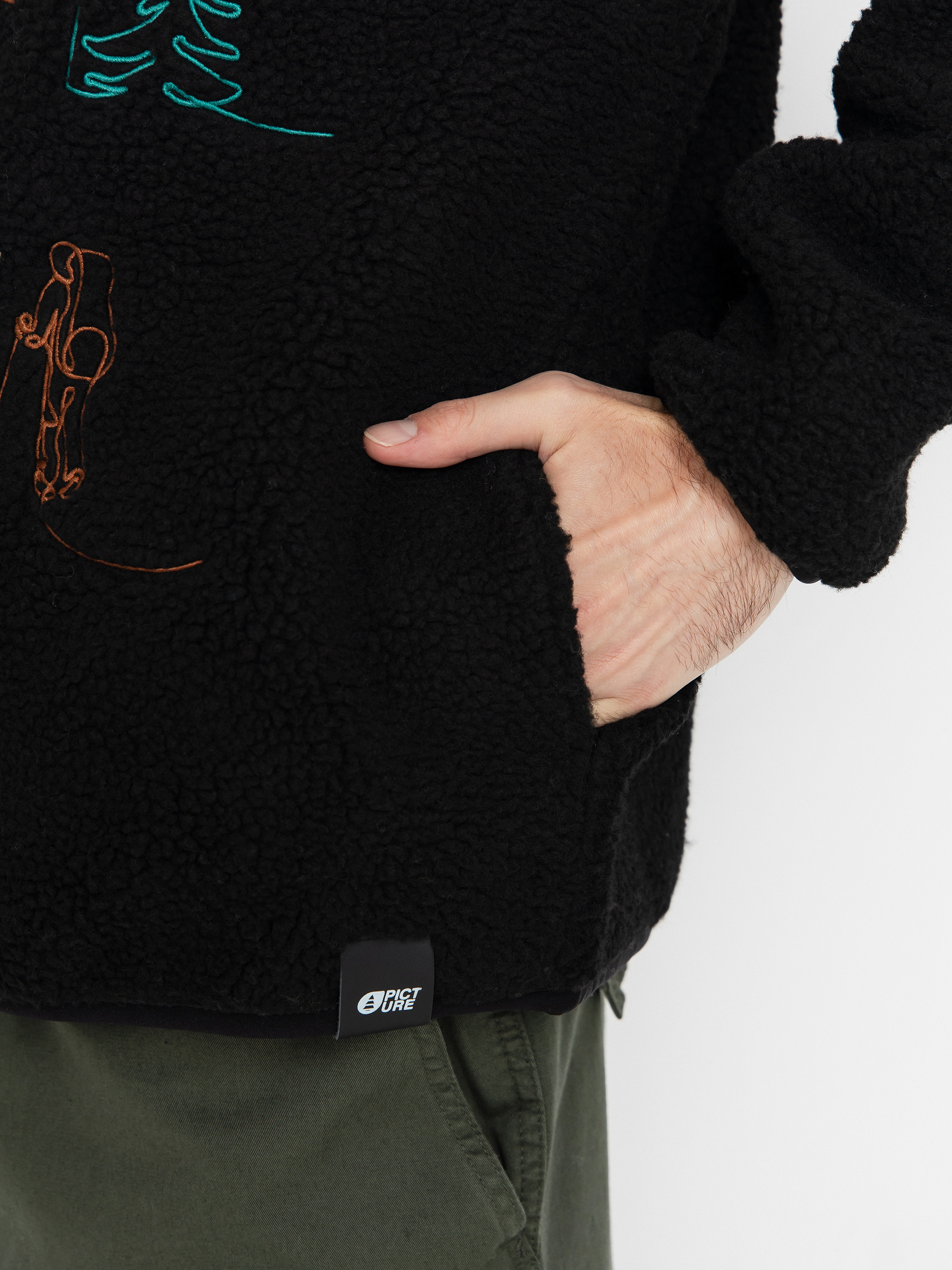 Férfi Picture Hafdals Embro Polár pulóver (black)