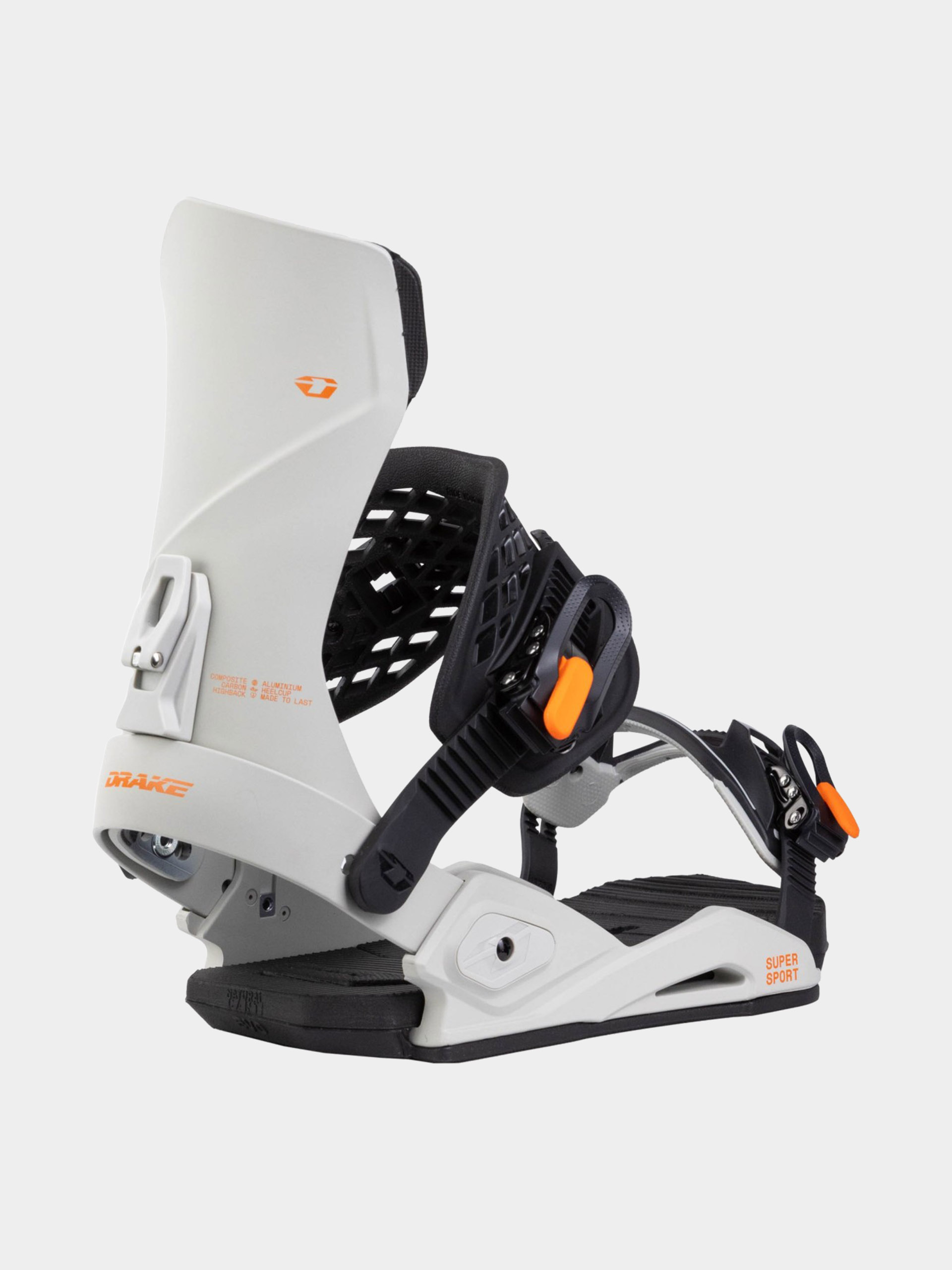 Snowboard kötés Drake Super Sport (grey/orange)