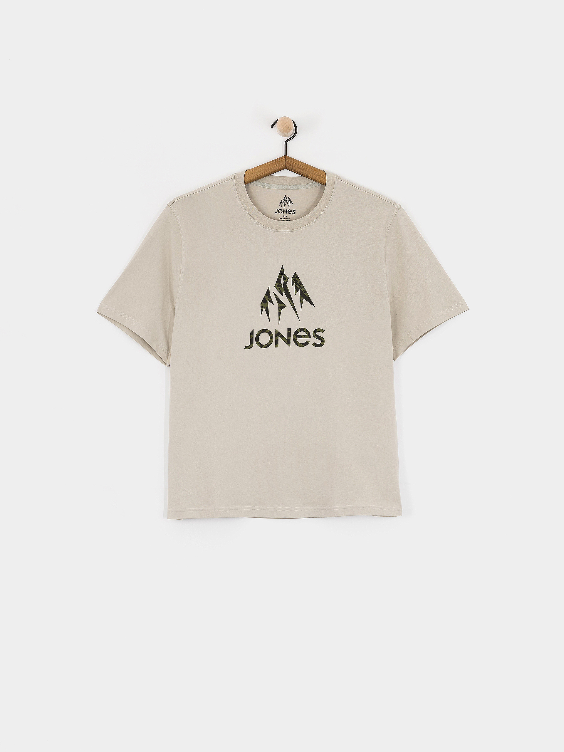 Jones Snowboards Truckee Org Cot Póló (smoke gray)