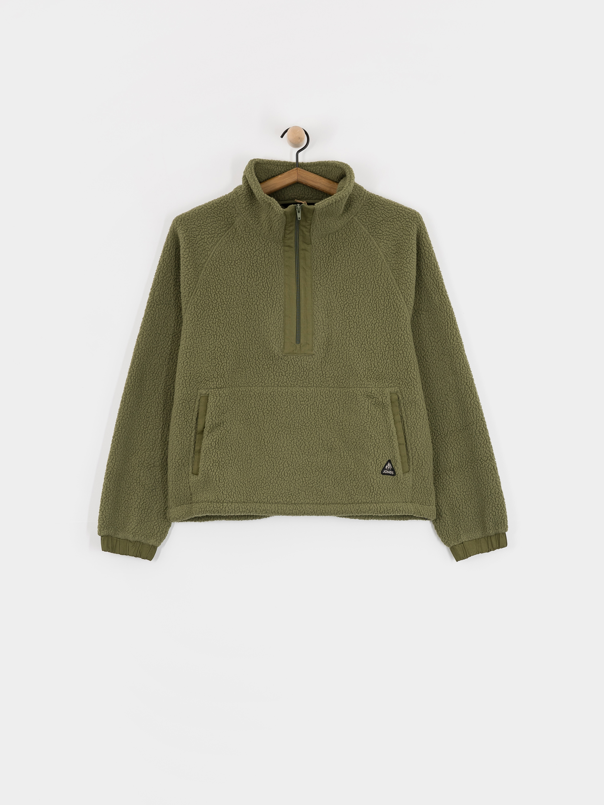 Jones Snowboards Campfire Rec Sherpa Pulóver (moss green)