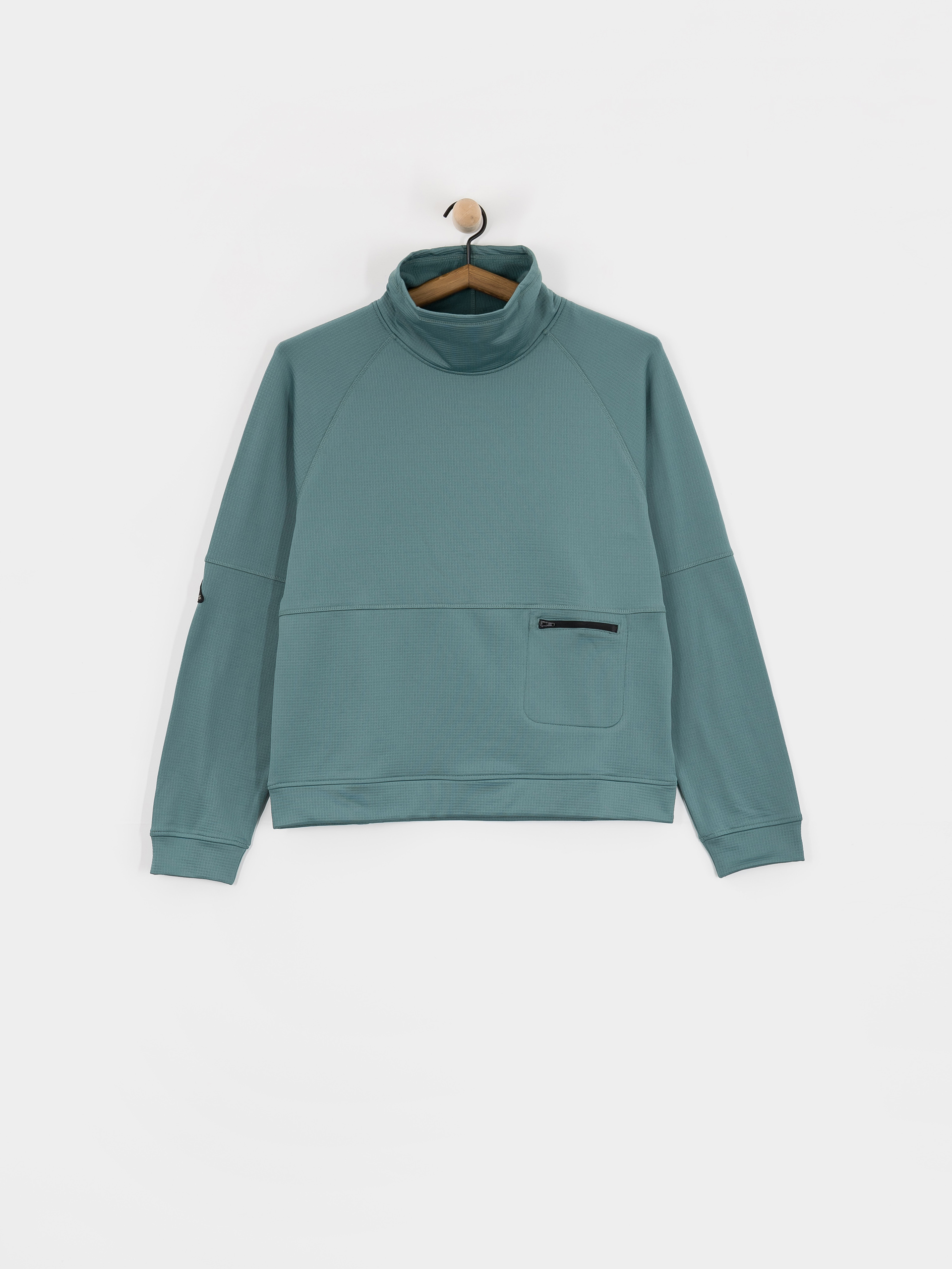 Jones Snowboards Flagship Rec Grid 1/2 Zip Pulóver (atlantic blue)