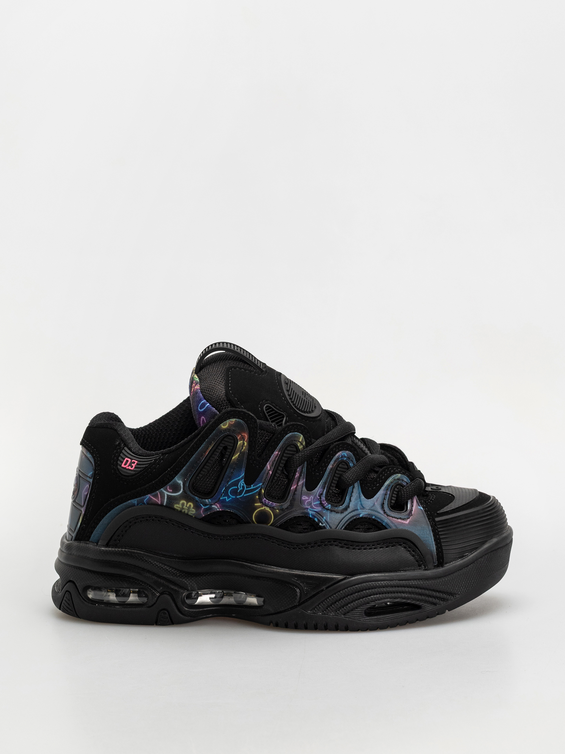Osiris D3 2001 Cipők (black/pink/holo)
