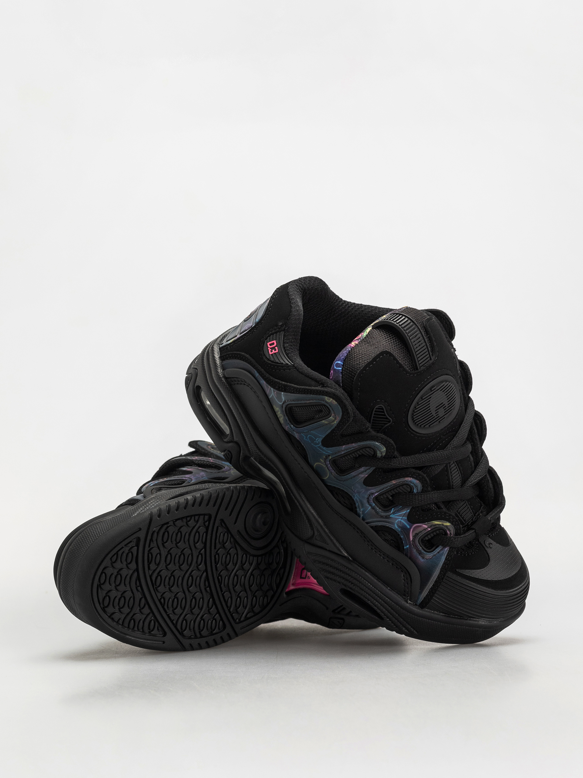 Osiris D3 2001 Cipők (black/pink/holo)