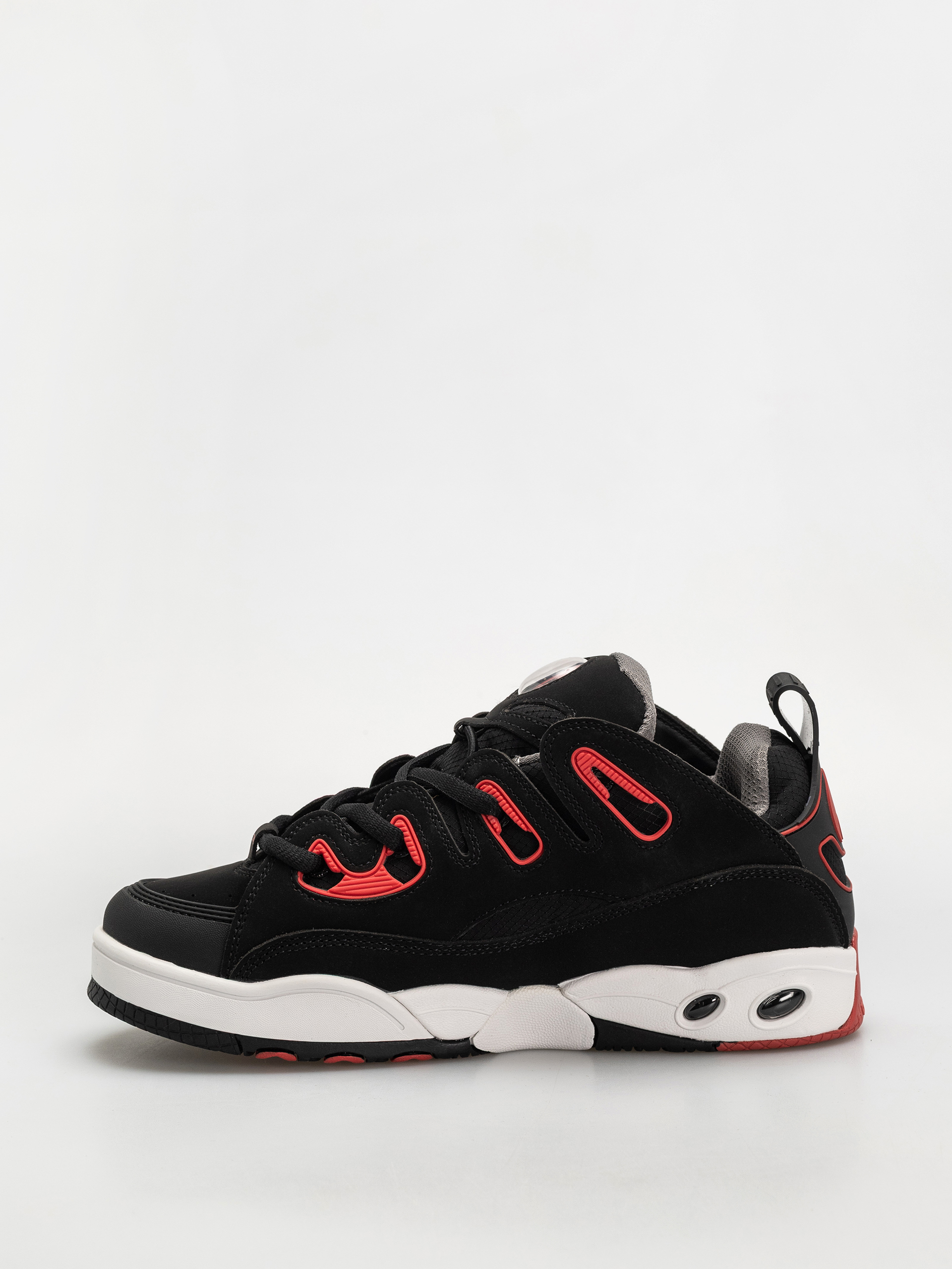 Osiris D3 E Cipők (black/charcoal/red)