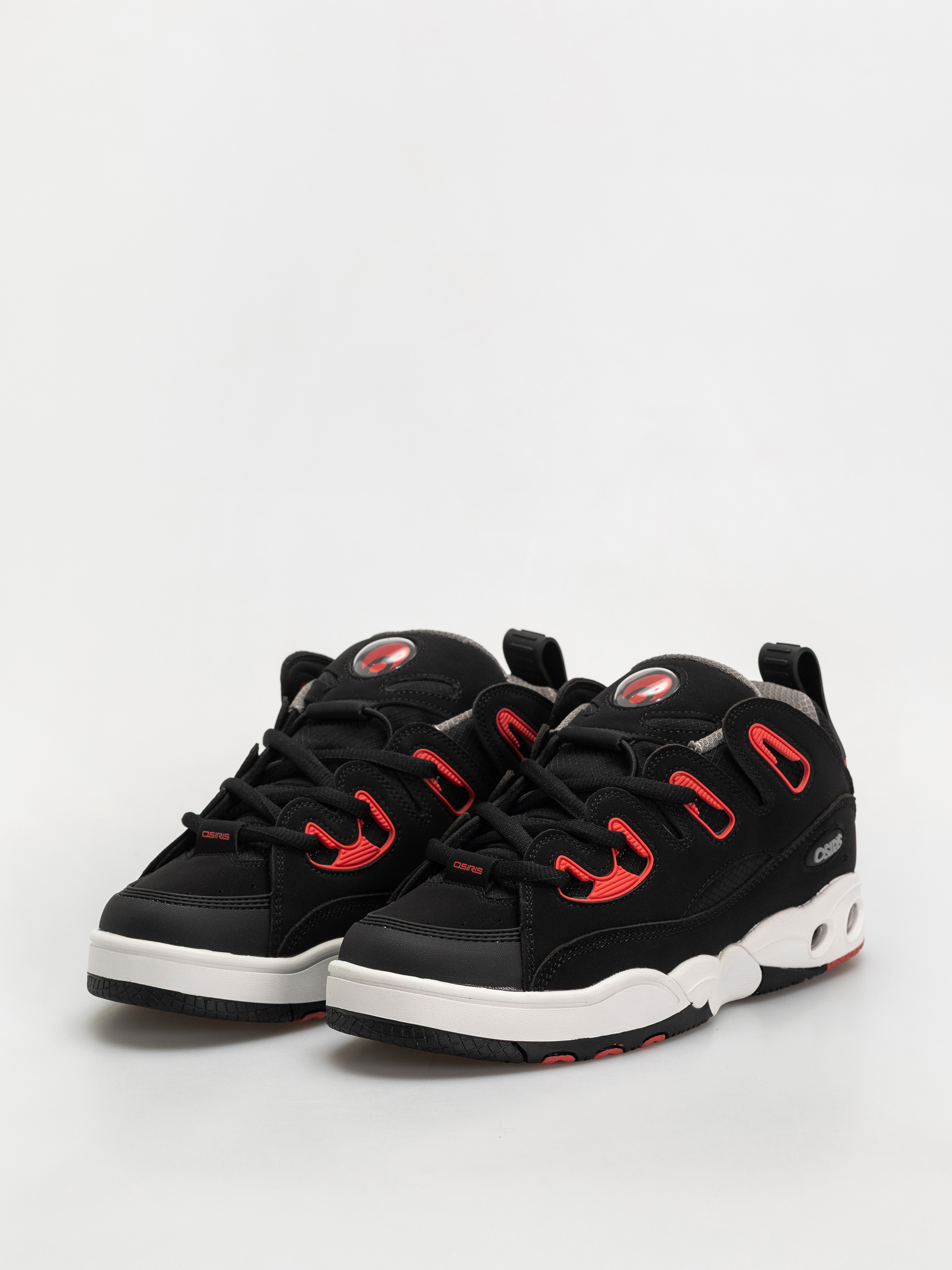 Osiris D3 E Cipők (black/charcoal/red)