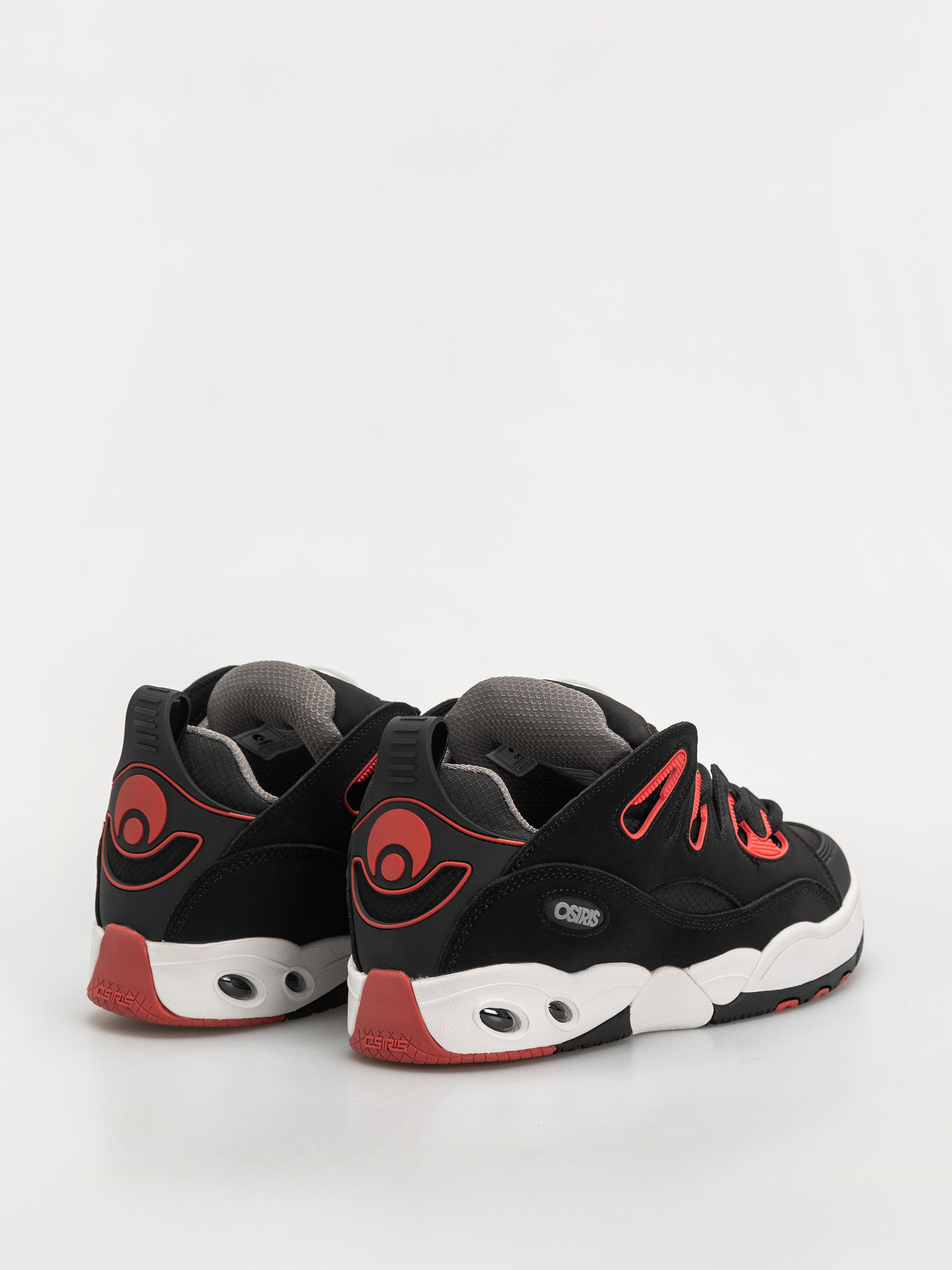 Osiris D3 E Cipők (black/charcoal/red)